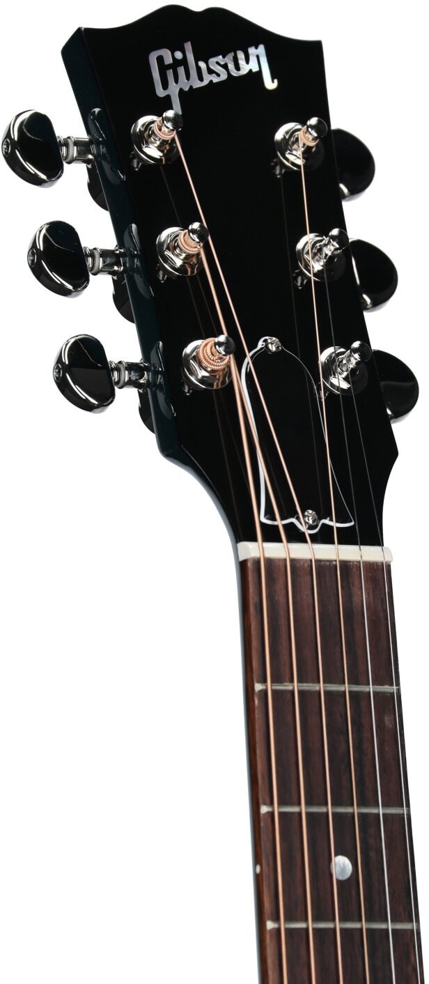 Gibson Limited Edition J-45 Standard Acoustic-Electric Guitar (with Case), Bluebonnet, Serial Number 23384032, Headstock Left Front