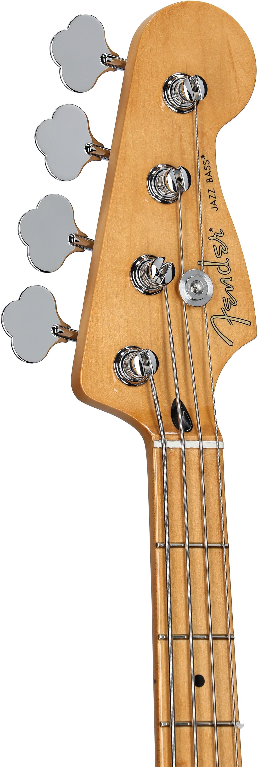 Fender Player II Modified Active Jazz Electric Bass, Maple Fingerboard (with Gig Bag), Electric Blue, Headstock Left Front