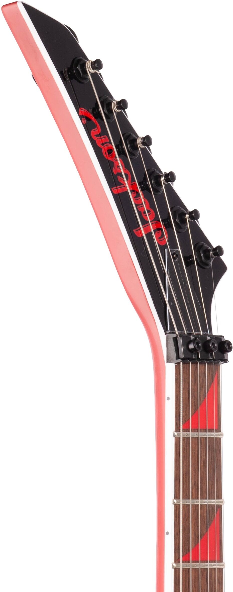 Jackson X Series Rhoads RRX24 Electric Guitar, with Laurel Fingerboard, Red with Black Bevel, Headstock Left Front