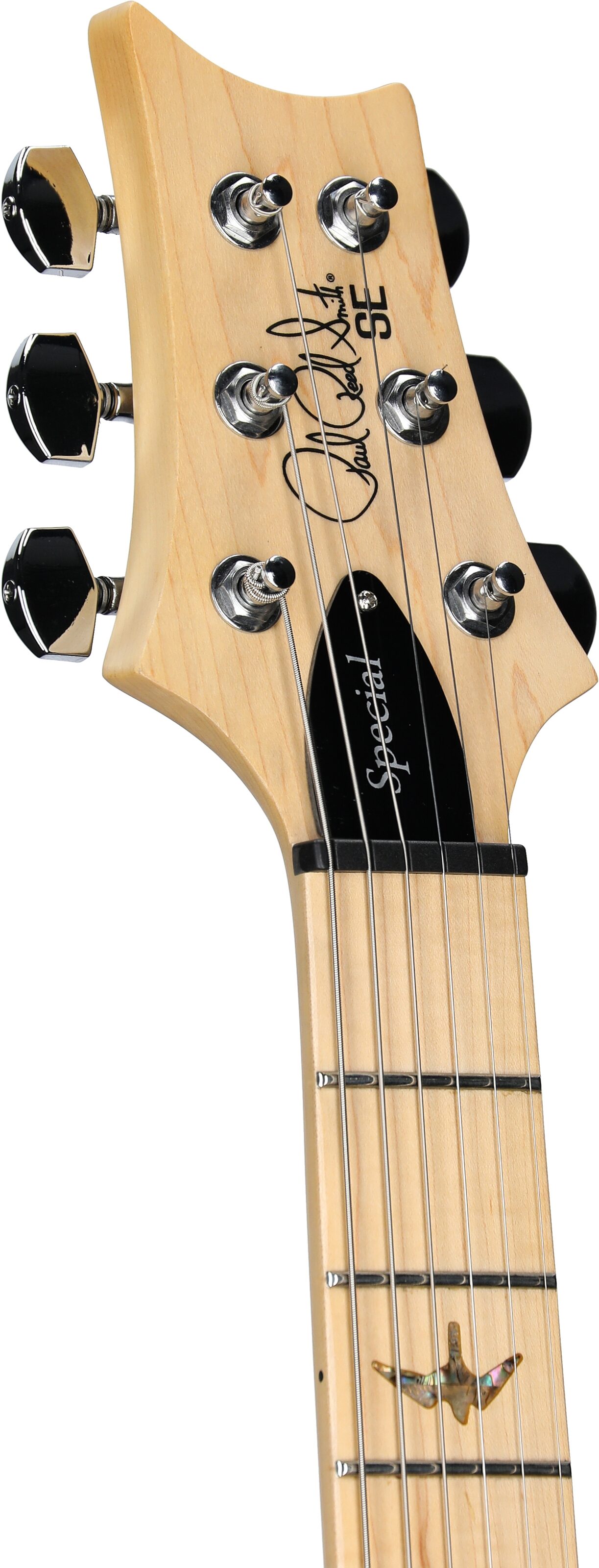 PRS Paul Reed Smith SE Swamp Ash Special Electric Guitar (with Gig Bag), Vintage Sunburst, Headstock Left Front