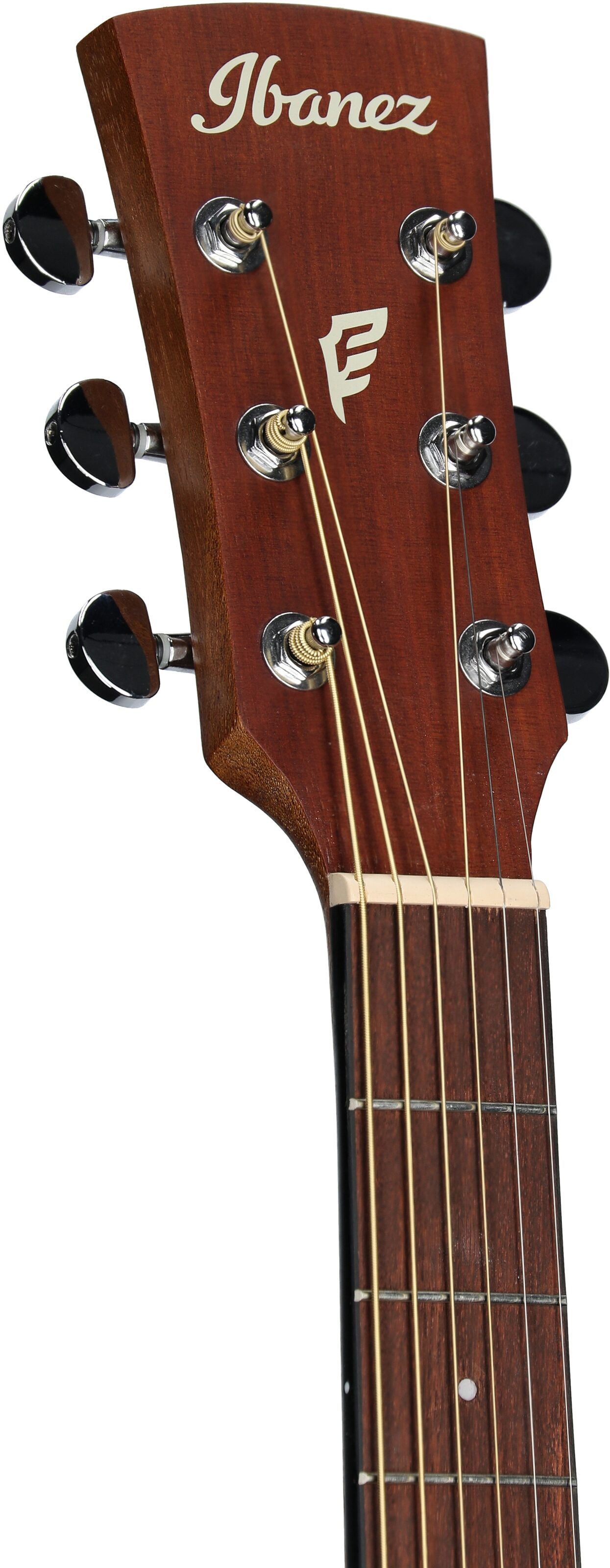 Ibanez PF54 Acoustic Guitar, Open Pore Natural, Headstock Left Front