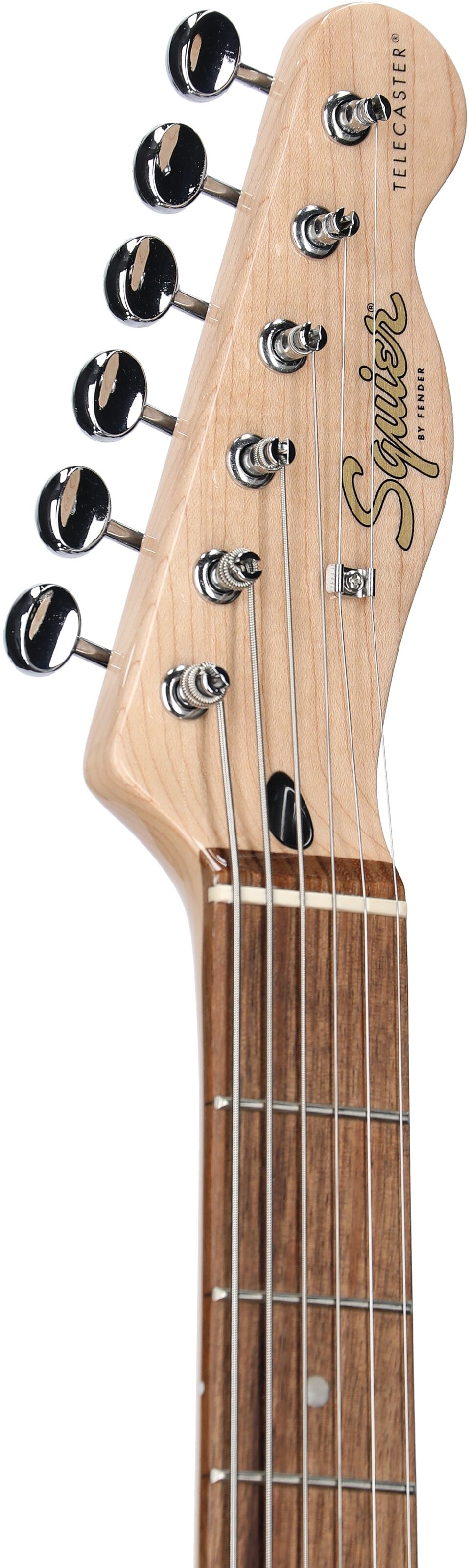Squier Paranormal Baritone Cabronita Telecaster Electric Guitar, Laurel Fingerboard, 3-Color Sunburst, Headstock Left Front