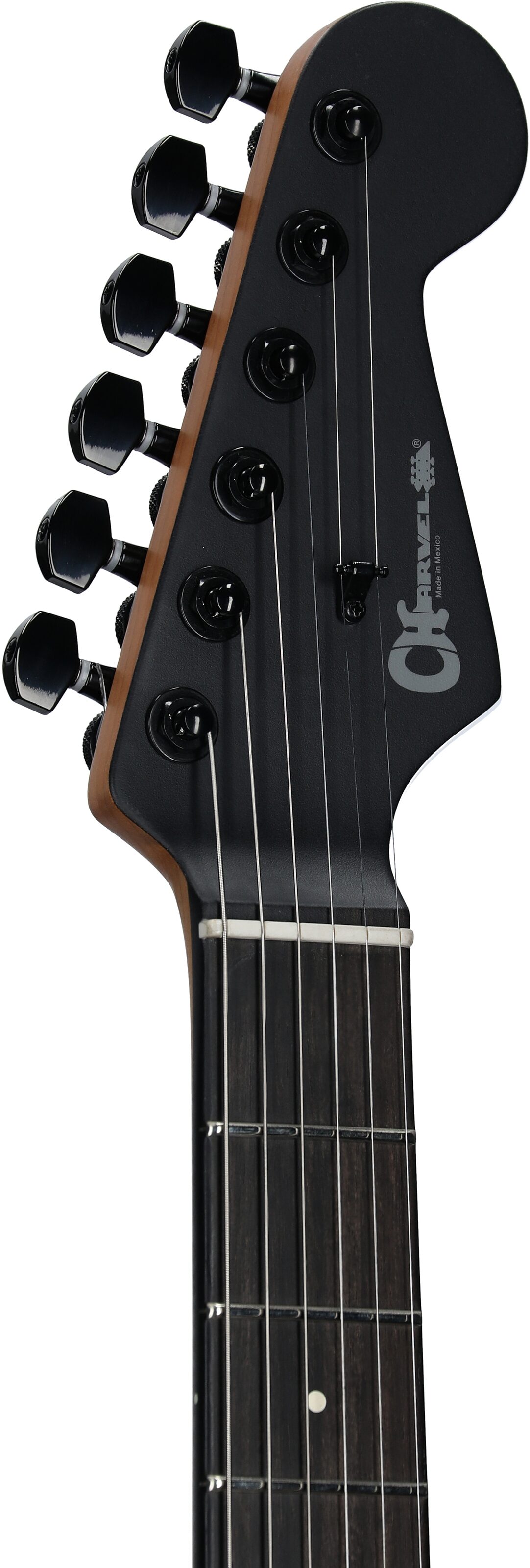 Charvel Pro-Mod Plus SD1 HH HT Electric Guitar, with Ebony Fingerboard, Scorched Earth, Headstock Left Front
