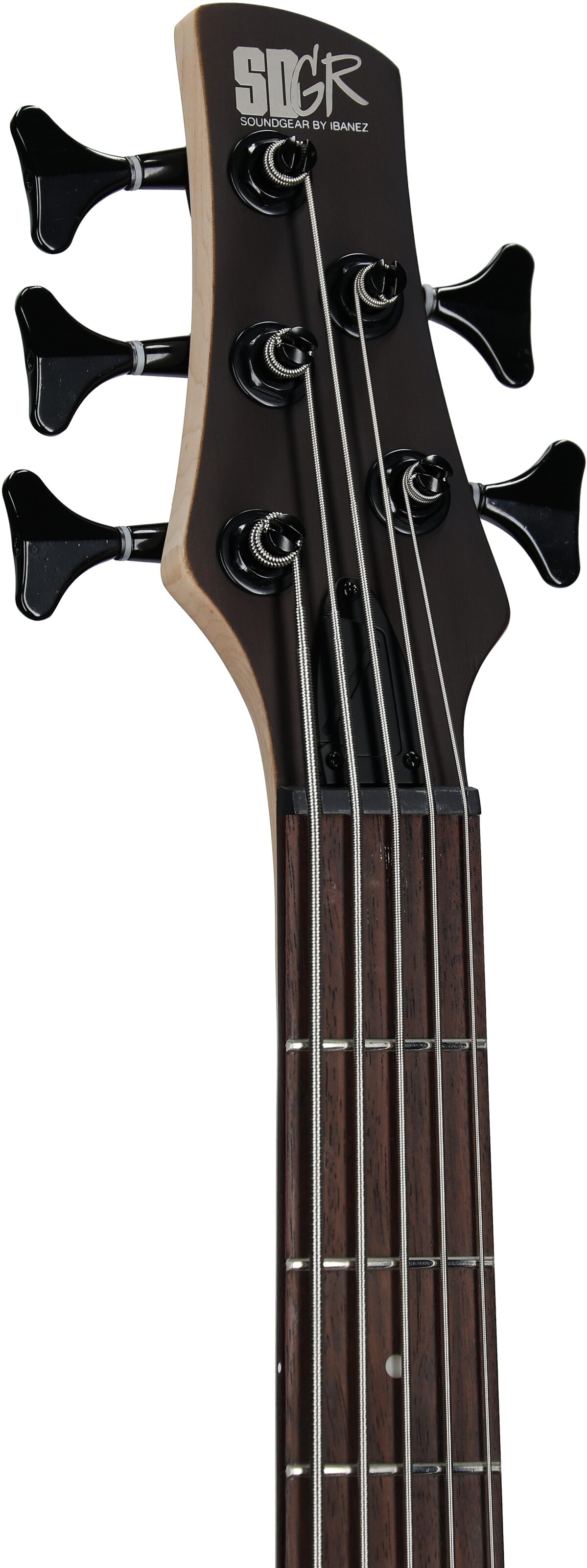 Ibanez SR305EB Electric Bass, 5-String, Walnut Flat, Headstock Left Front