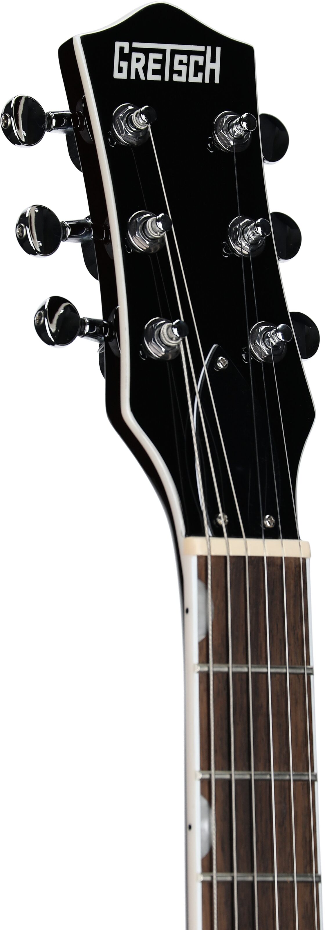 Gretsch G5230T Electromatic Sparkle Jet FT Electric Guitar, Gold, Headstock Left Front
