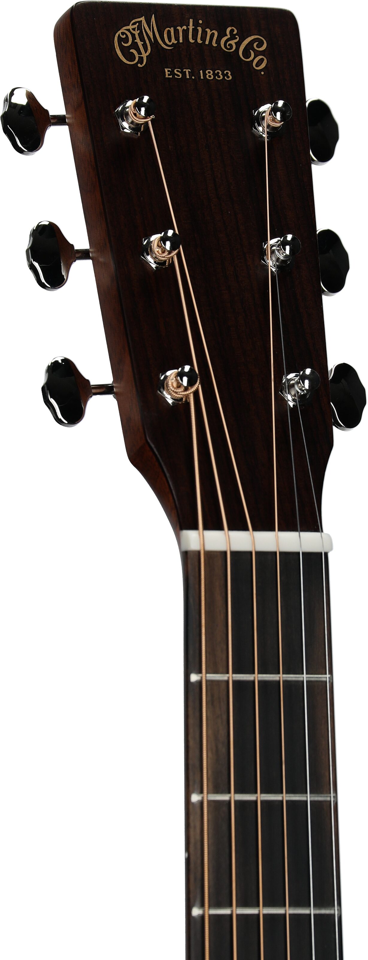 Martin DE Retro Plus Mahogany Acoustic-Electric Guitar, New, Headstock Left Front
