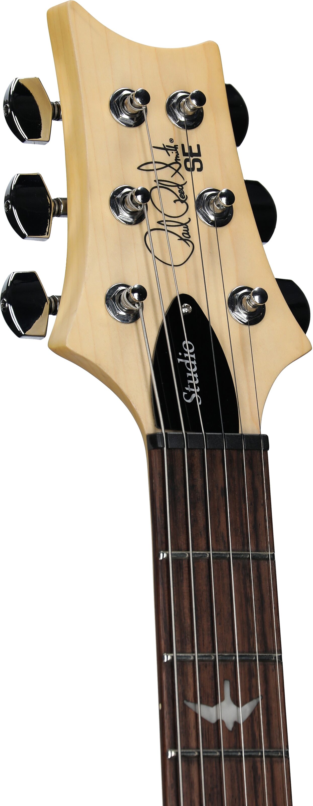 PRS Paul Reed Smith SE Studio Standard Electric Guitar, Rosewood Fingerboard (with Gig Bag), Silvertone Gray, Headstock Left Front