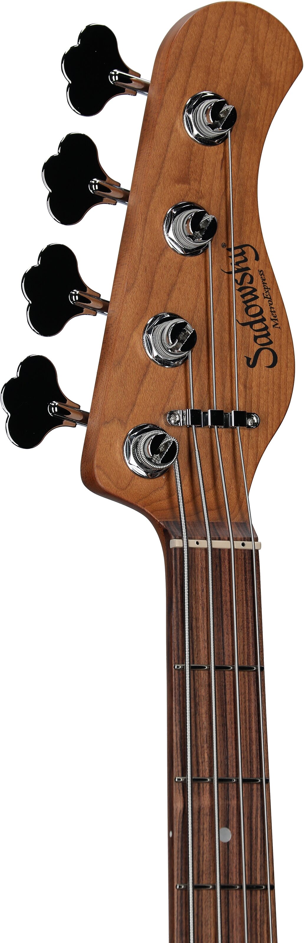 Sadowsky MetroExpress MV4 Electric Bass, Morado Fingerboard (with Gig Bag), Olympic White, Headstock Left Front