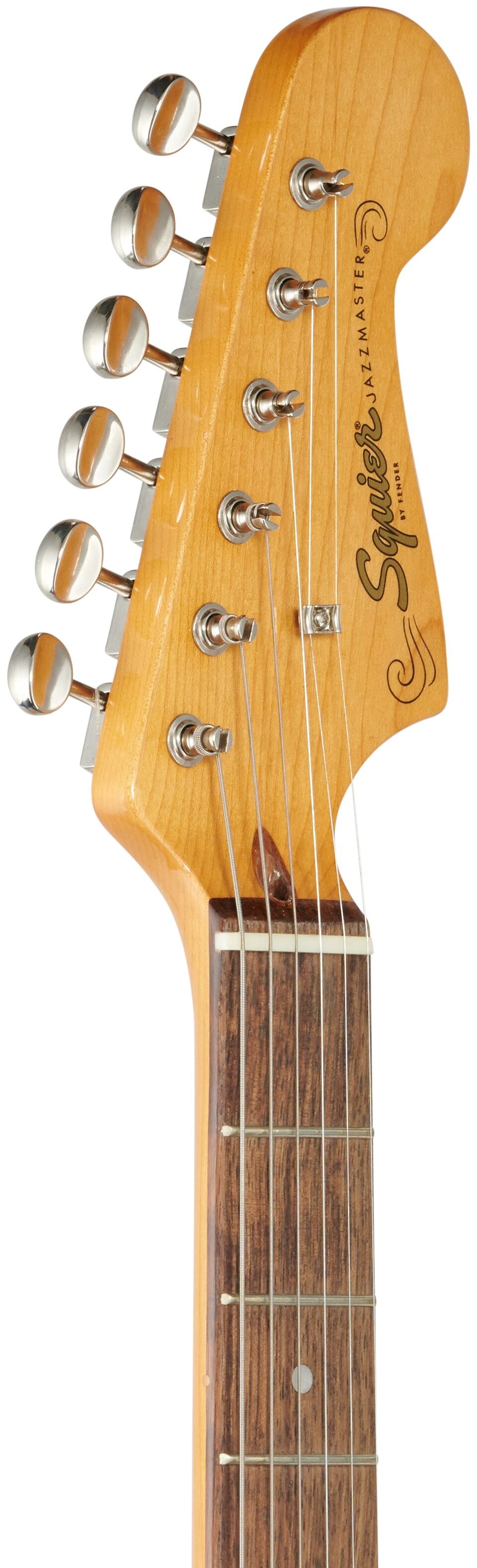 Squier Classic Vibe '60s Jazzmaster Electric Guitar, with Laurel Fingerboard, Sonic Blue, Headstock Left Front