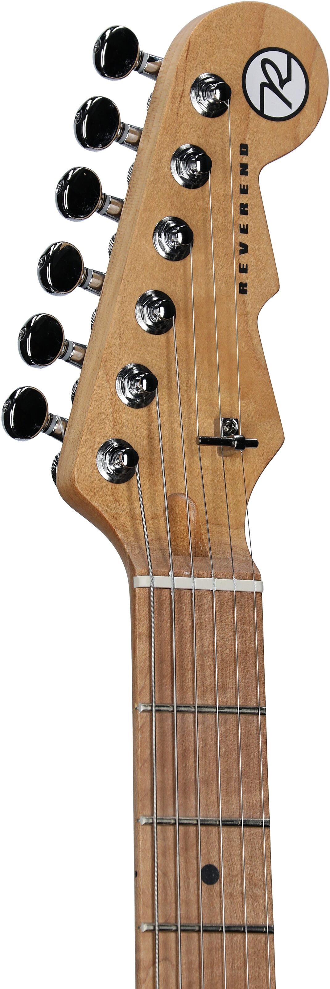 Reverend Jetstream HB Electric Guitar, Midnight Black, Open Box (Very Good), Headstock Left Front