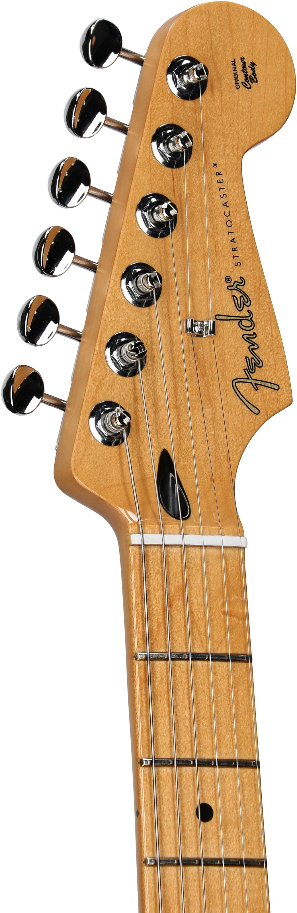 Fender Player II Stratocaster Electric Guitar, with Maple Fingerboard, Polar White, Headstock Left Front
