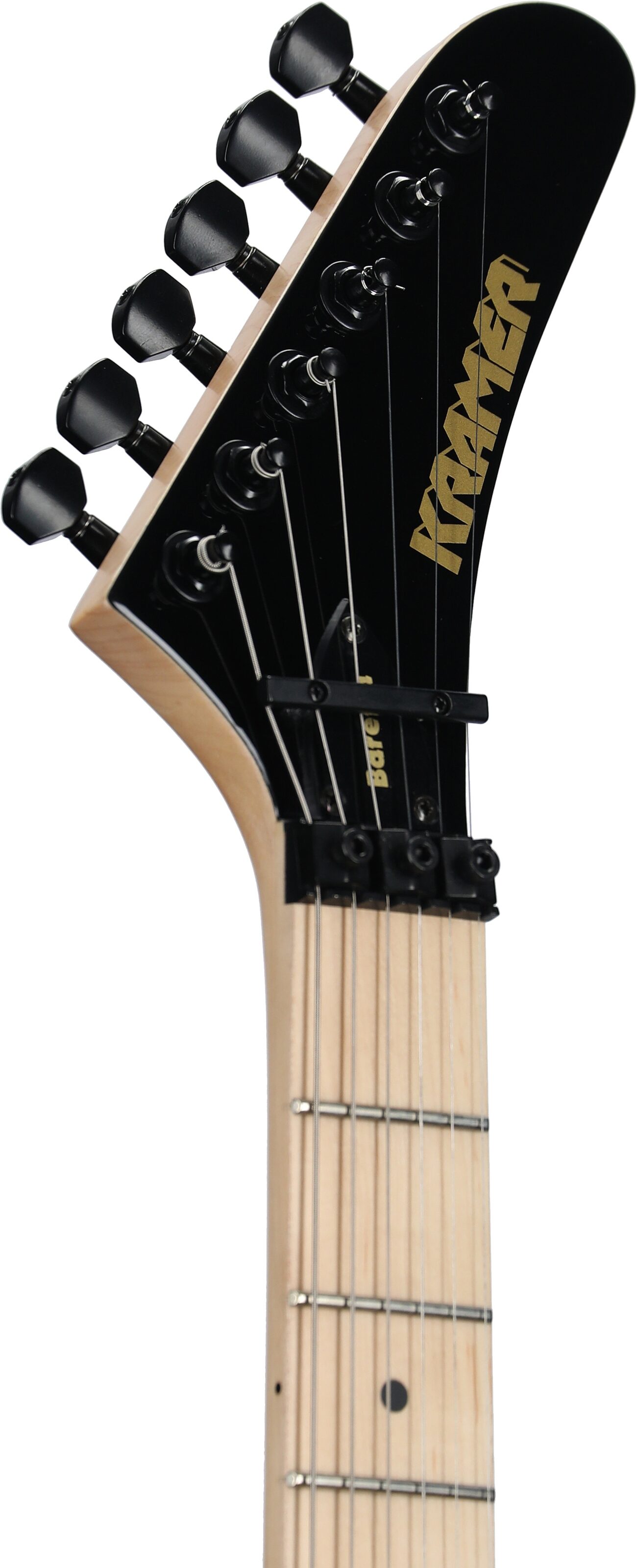 Kramer Baretta Original Series Electric Guitar, Ebony, Open Box (Very Good), Headstock Left Front