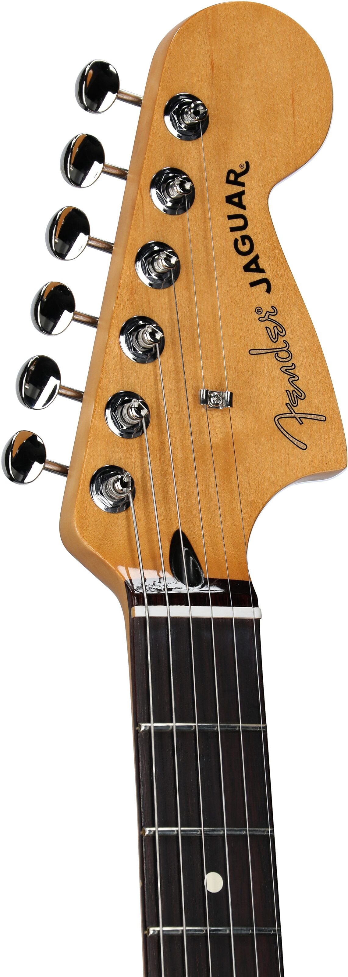 Fender Player II Jaguar Electric Guitar, with Rosewood Fingerboard, Polar White, Headstock Left Front
