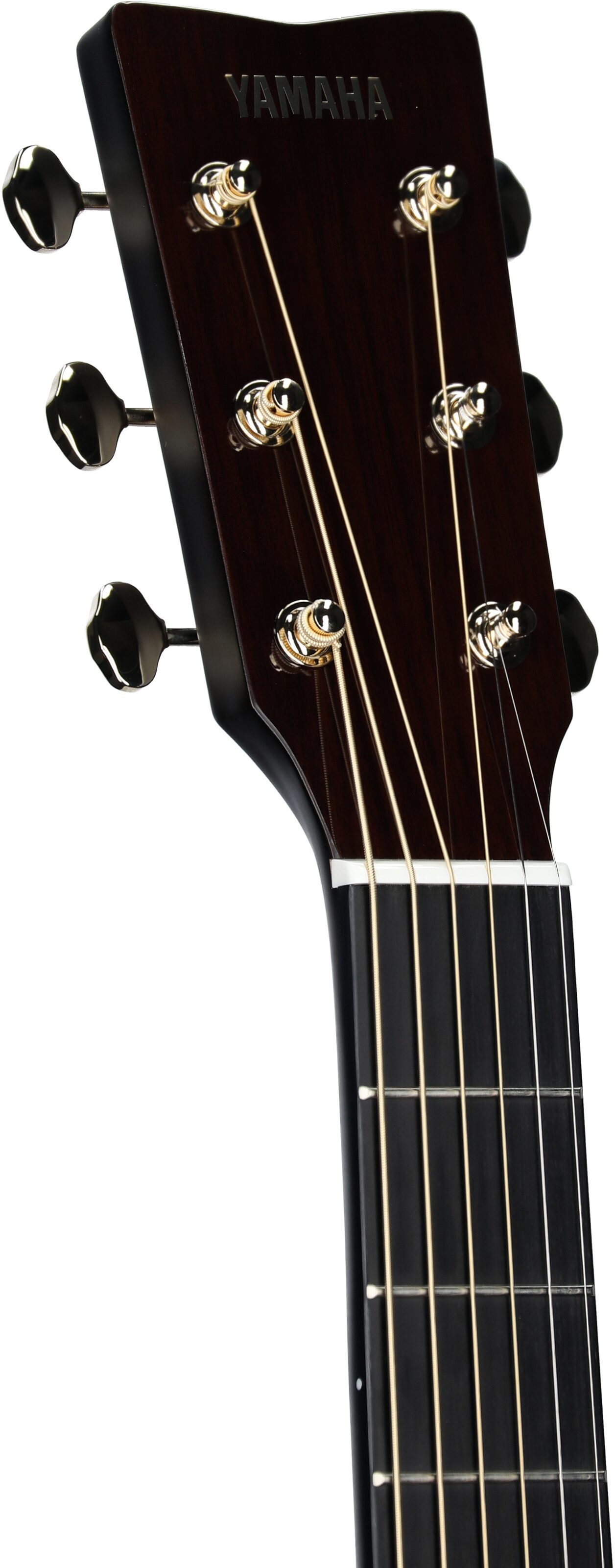 Yamaha TAG 3 C TransAcoustic Dreadnought Acoustic-Electric Guitar (with Bag), Sand Burst, Headstock Left Front