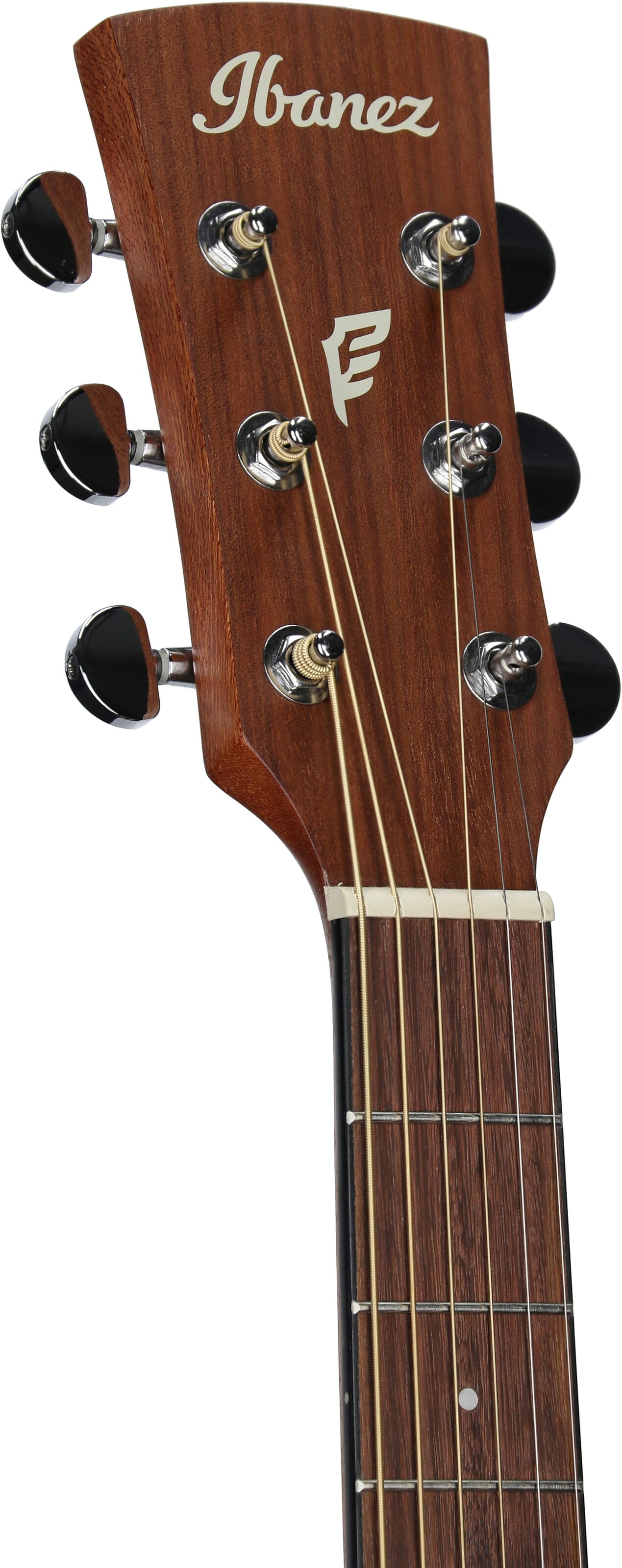 Ibanez PC54 Acoustic Guitar, Open Pore Natural, Headstock Left Front