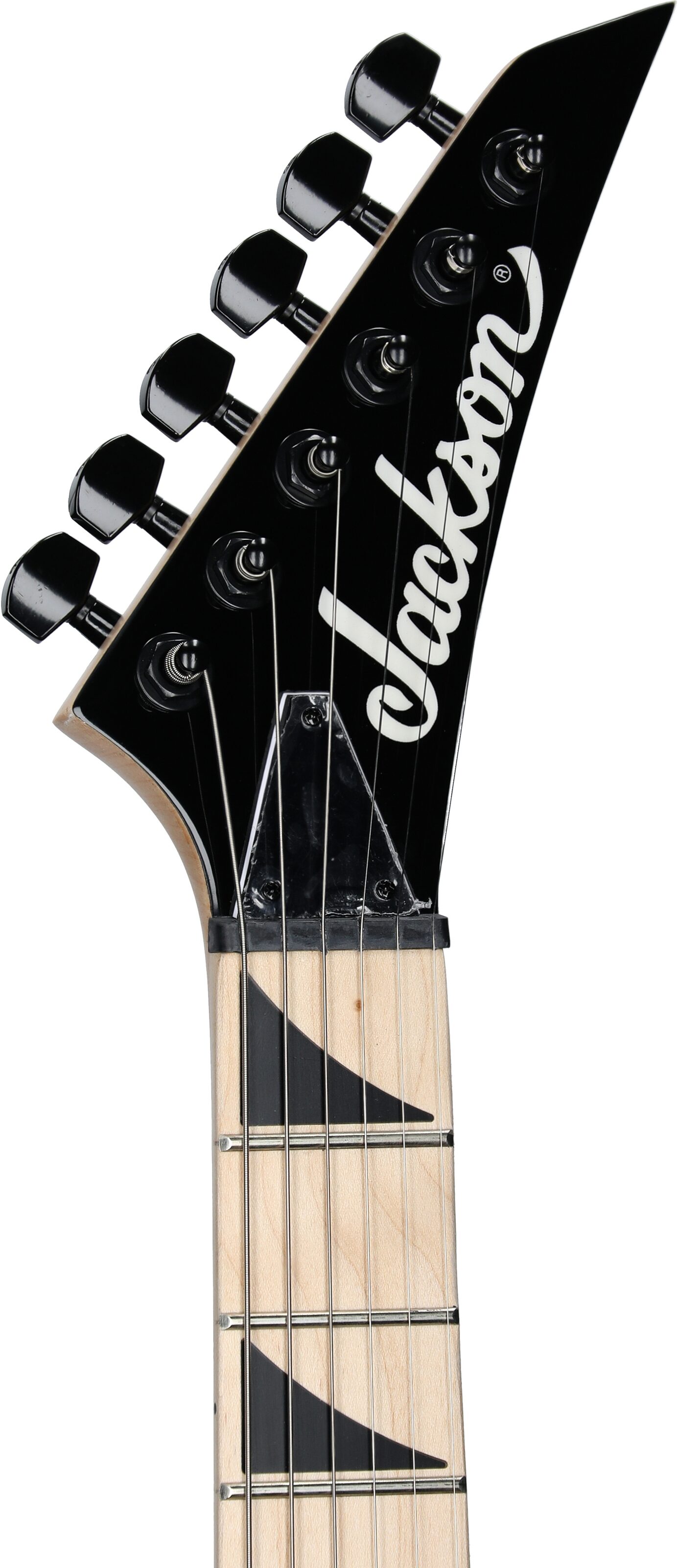 Jackson JS Series Dinky Minion JS1X 2/3-Scale Electric Guitar, Infinity Blue, Headstock Left Front