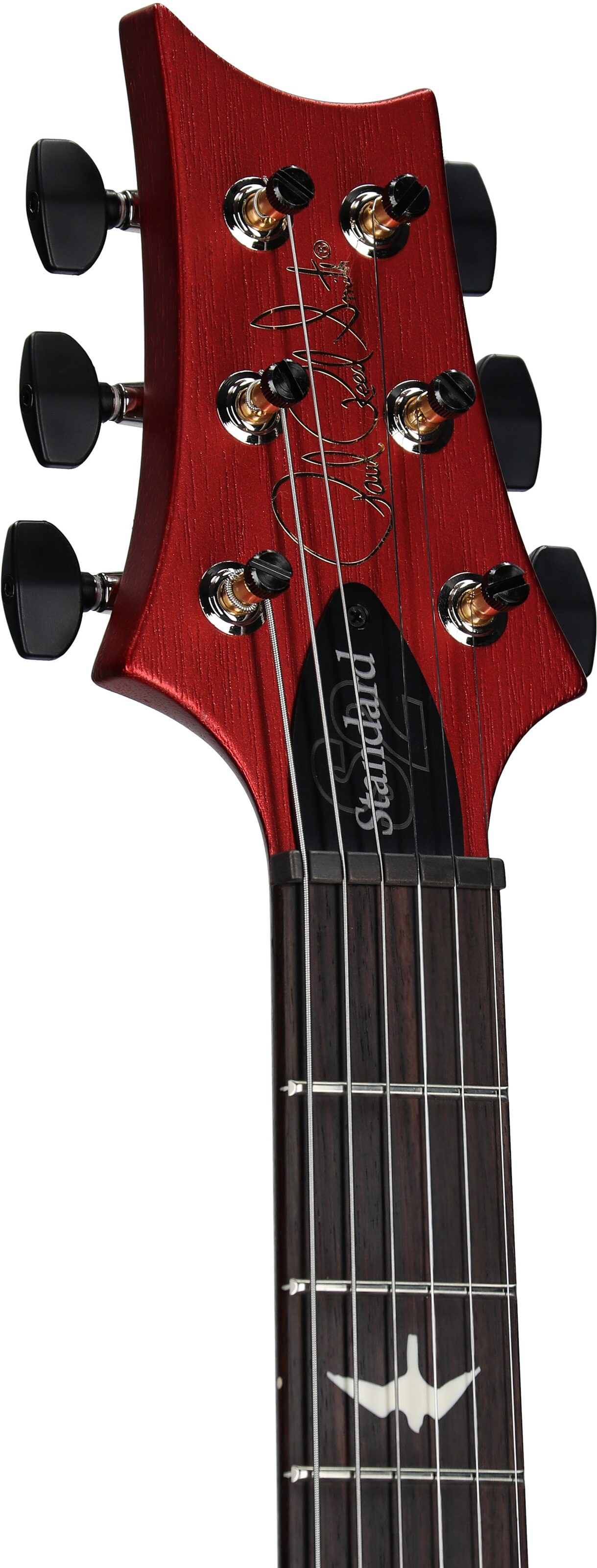 PRS Paul Reed Smith S2 Standard 22 Satin Electric Guitar, Red Apple Metallic, Headstock Left Front