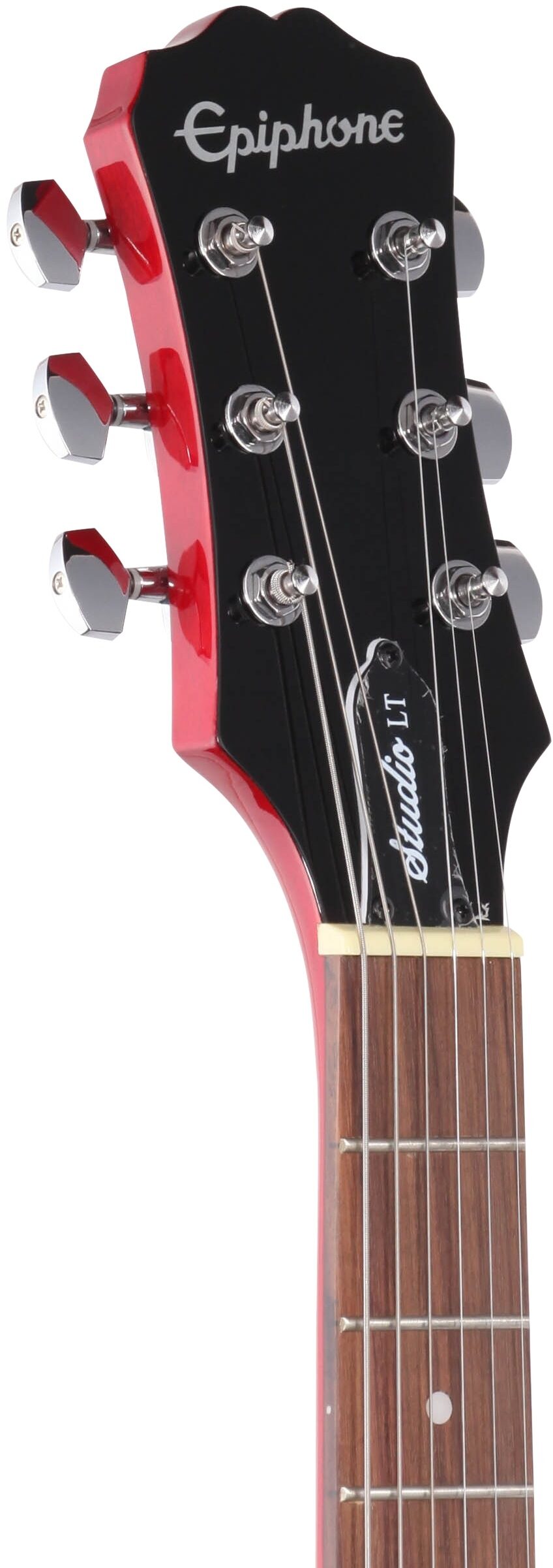 Epiphone Les Paul Studio E1 Electric Guitar, Heritage Cherry Sunburst, Headstock Left Front