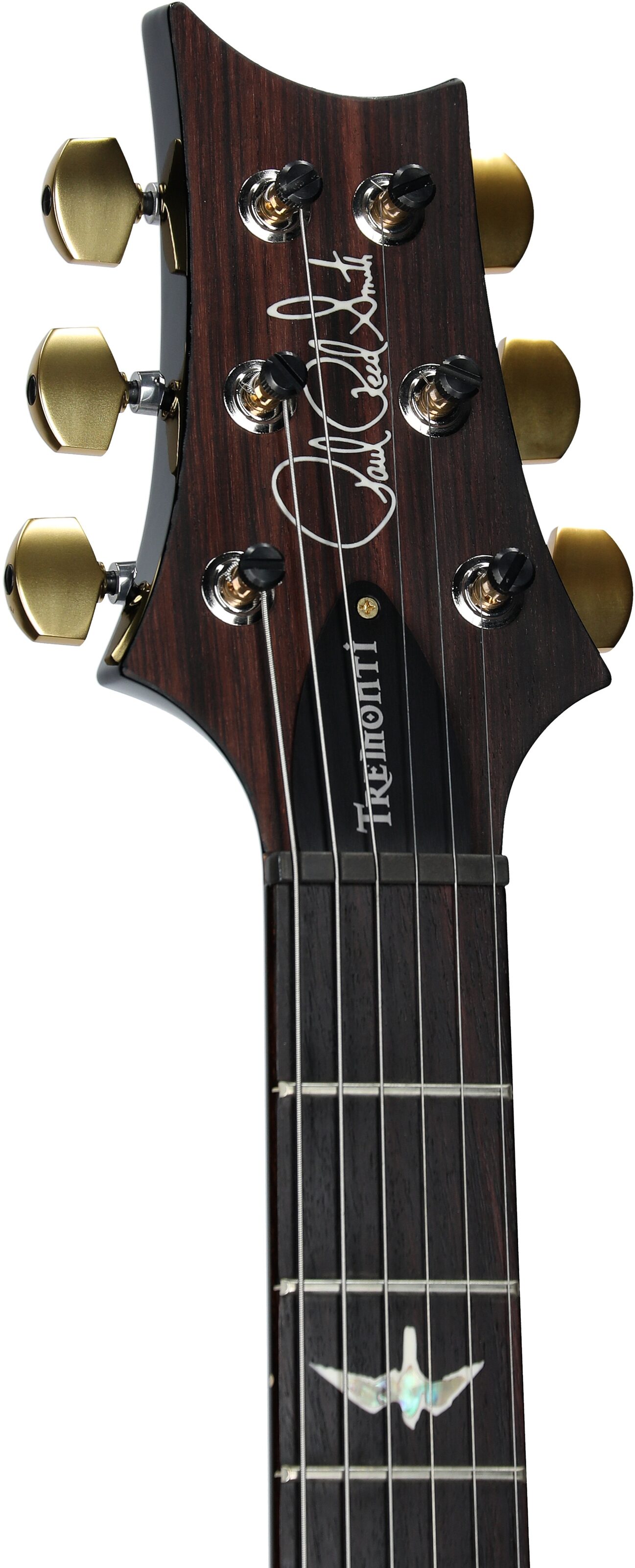 PRS Paul Reed Smith Tremonti Stoptail 10-Top Electric Guitar (with Case), Gray Black, Headstock Left Front