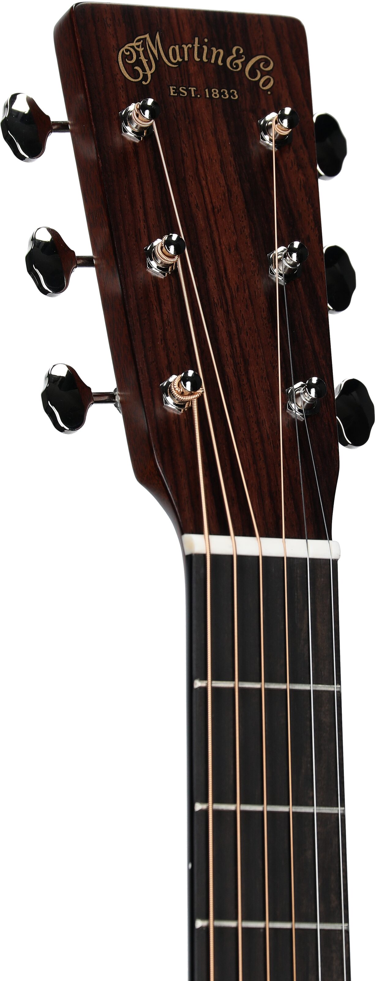Martin D-17-v2 Acoustic Guitar (with Case), Natural, Headstock Left Front