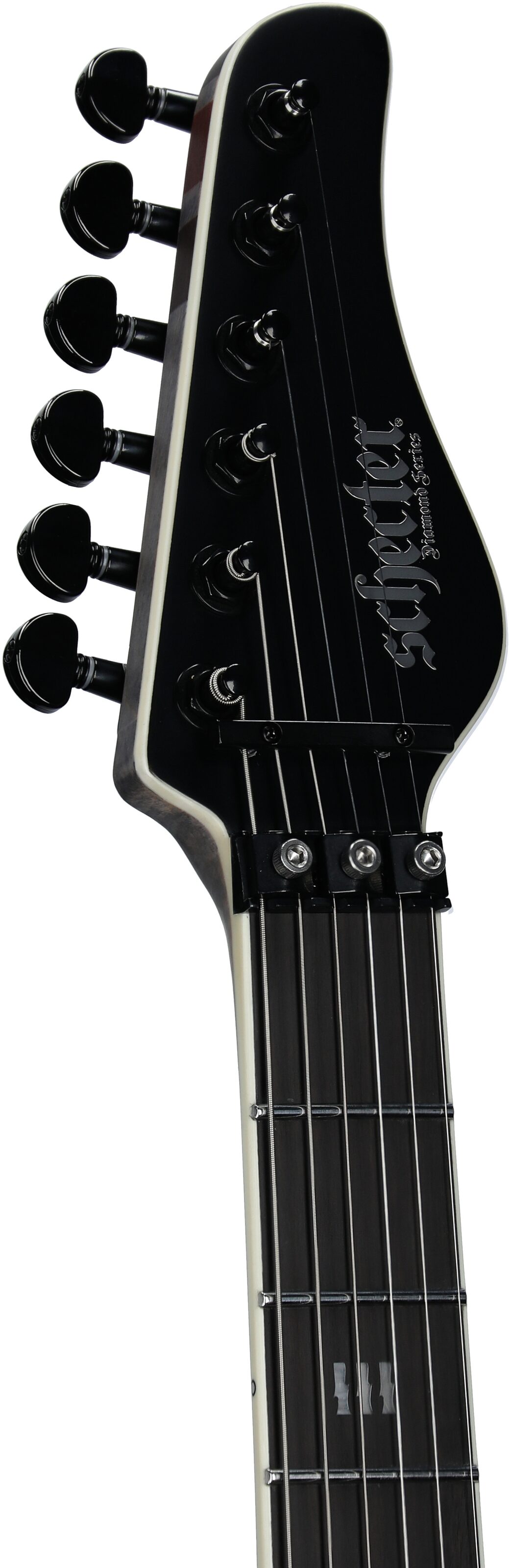 Schecter PT FR-S SLS Elite Evil Twin Electric Guitar, Satin Black, Headstock Left Front