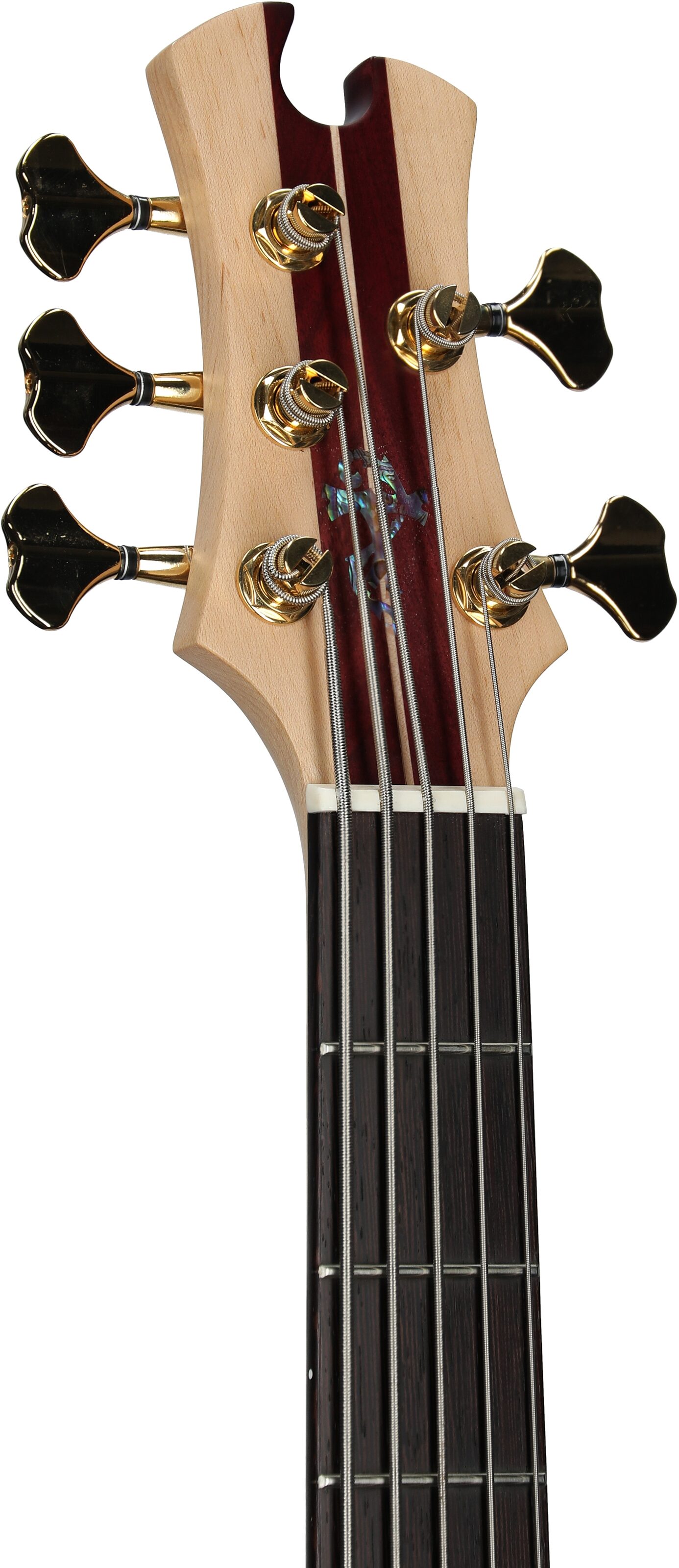 Tobias Classic V Electric Bass, 5-String (with Gig Bag), Satin Natural, Headstock Left Front