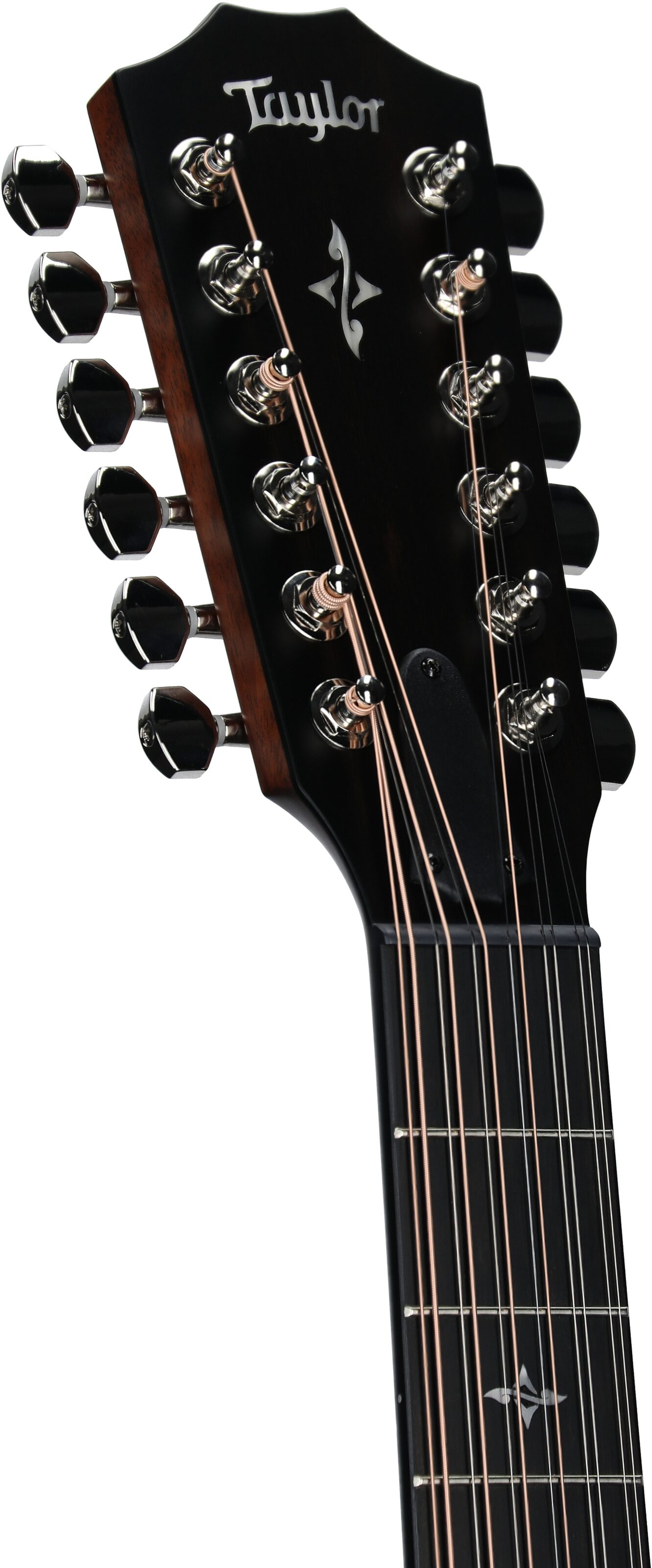 Taylor 454ce Grand Auditorium Cutaway Acoustic-Electric Guitar, 12-String, Natural, Headstock Left Front