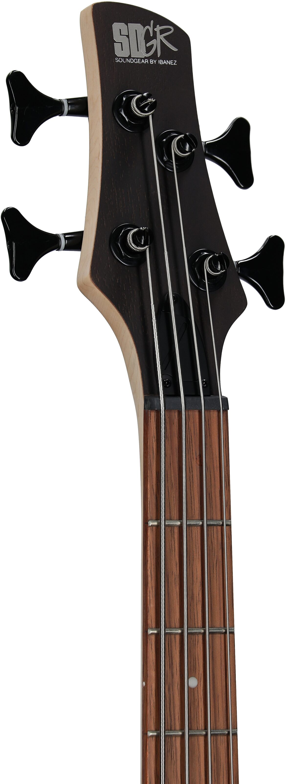 Ibanez SR300EB Electric Bass, Walnut Flat, Headstock Left Front