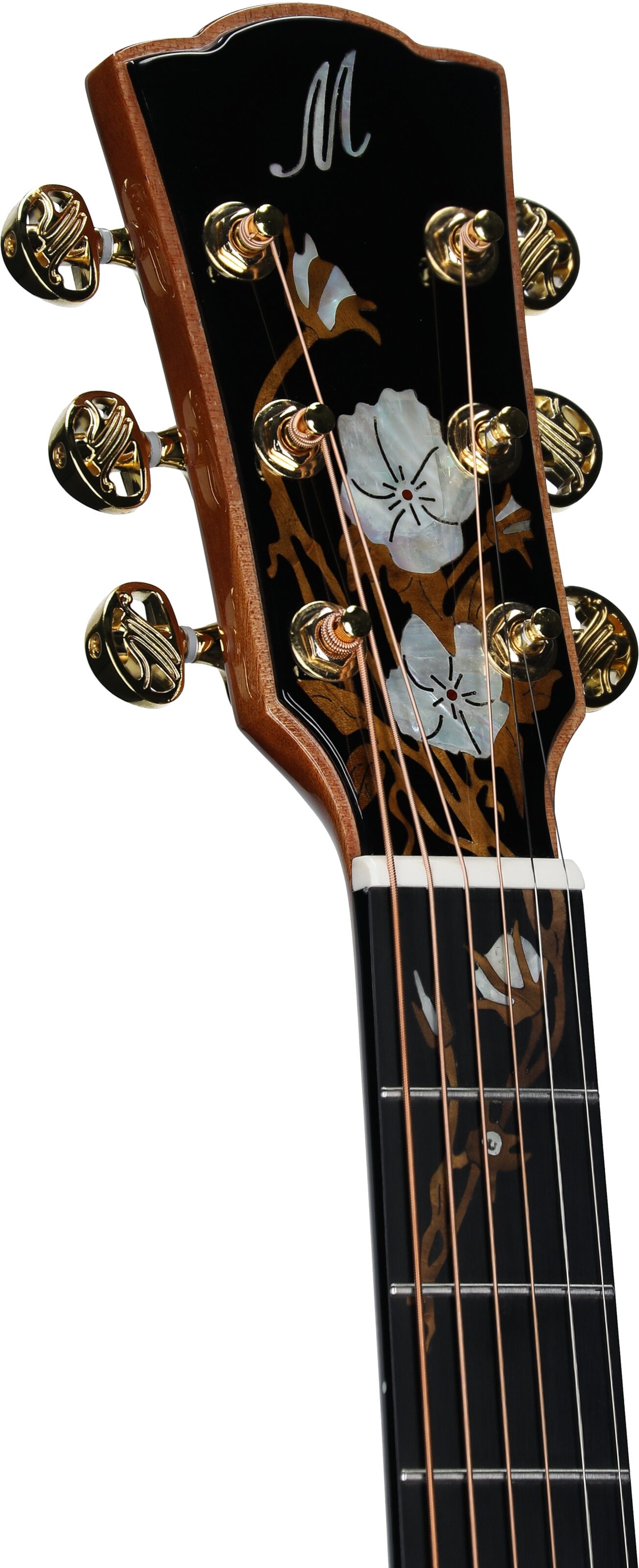 Merida Winter Grand Concert Acoustic-Electric Guitar (with Gig Bag), New, Headstock Left Front