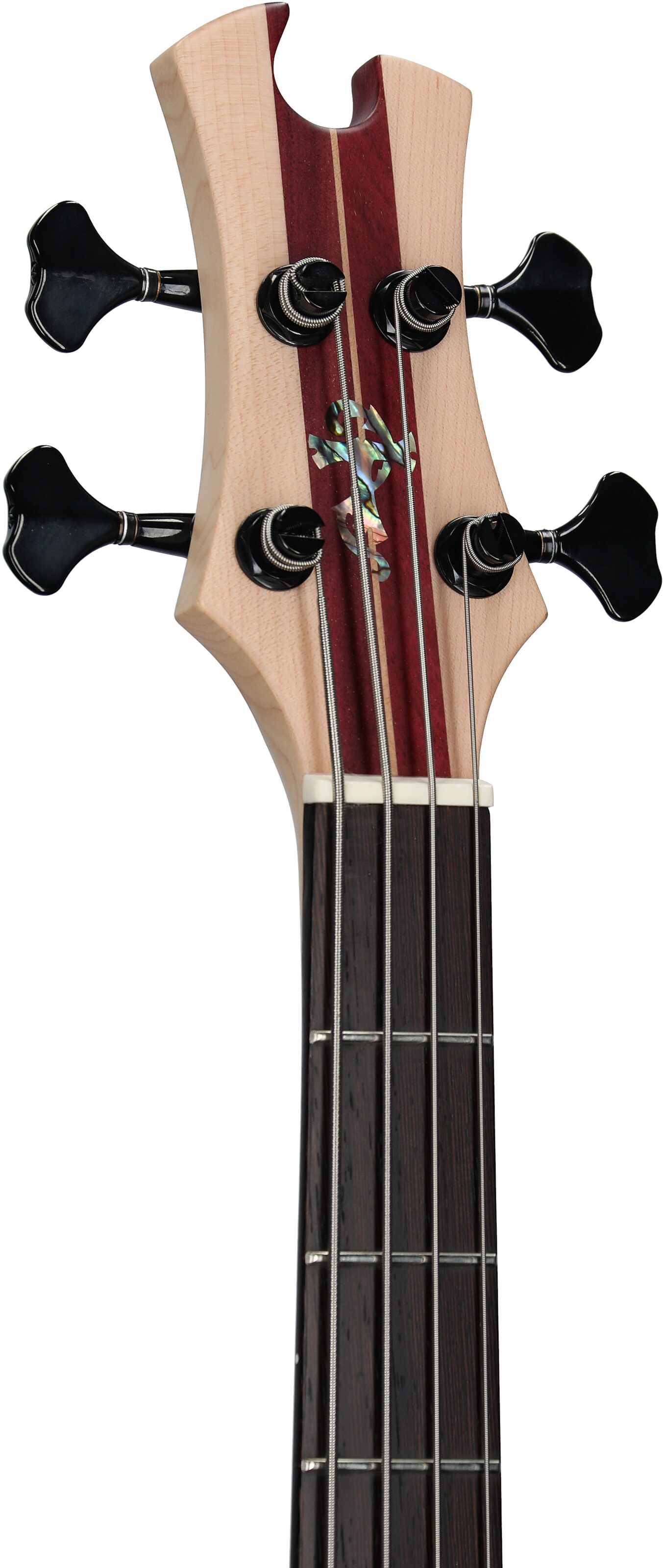 Tobias Killer B IV Bass Guitar (with Gig Bag), Satin Natura, Headstock Left Front