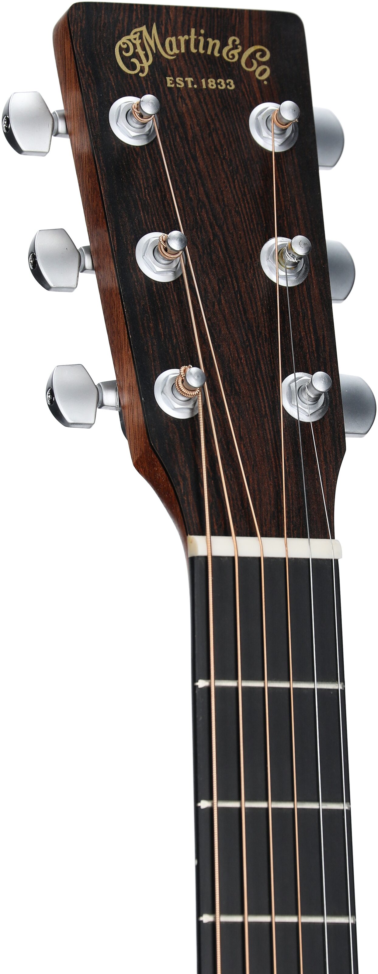 Martin D Junior E Acoustic-Electric Guitar (with Soft Case), New, Headstock Left Front