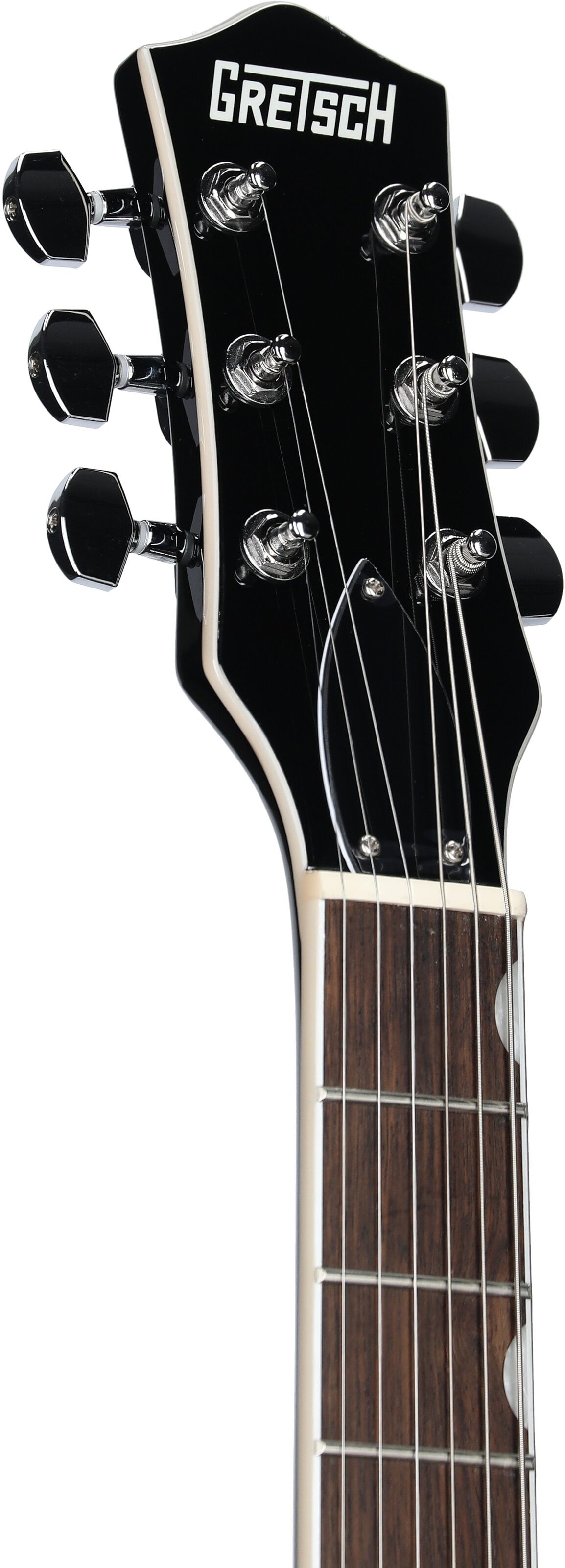 Gretsch G5222-LH Electromatic Double Jet BT Electric Guitar, Left-Handed, Natural, Headstock Left Front