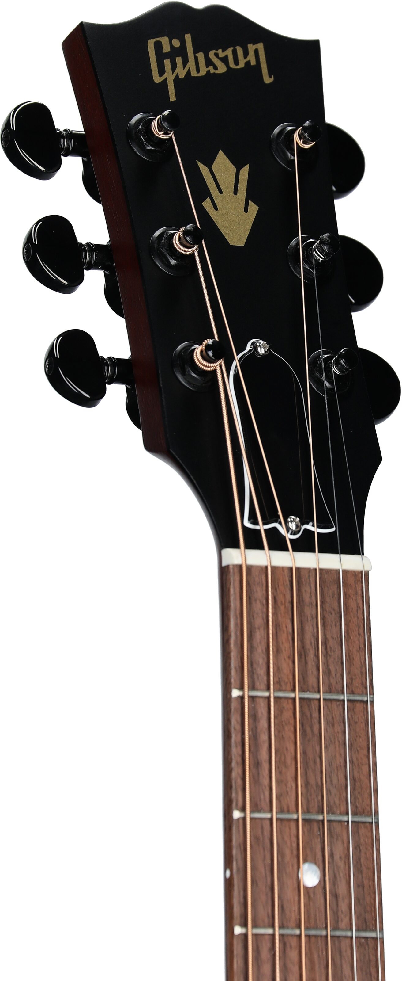 Gibson Limited Edition Exclusive Songwriter Studio EC Acoustic-Electric Guitar (with Soft Case), Vintage Sunburst, Headstock Left Front