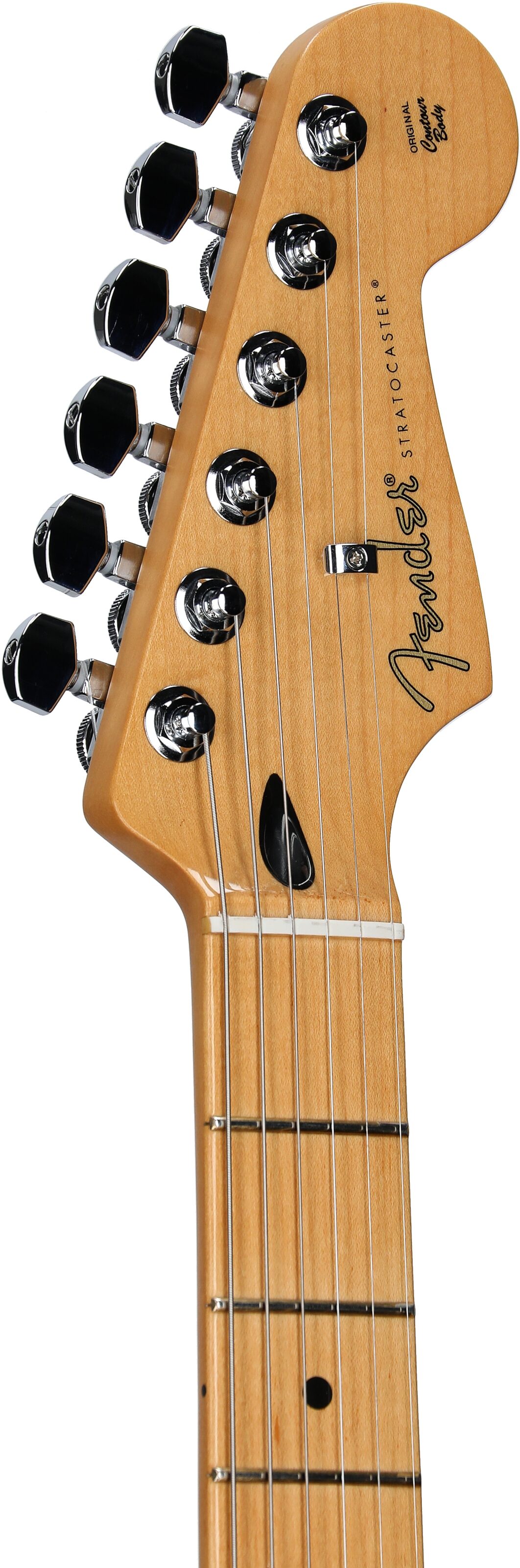 Fender Player II Modified Stratocaster Electric Guitar, Maple Fingerboard (with Gig Bag), Sun Yellow, Headstock Left Front