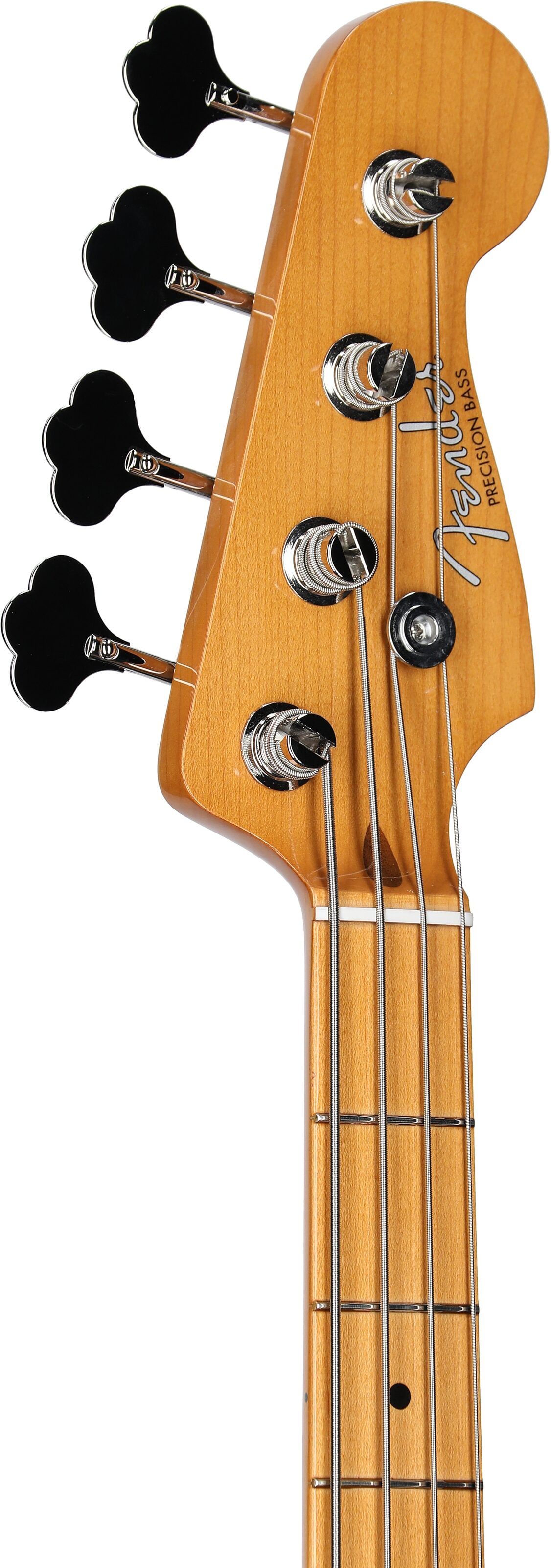 Fender Vintera II '50s Precision Electric Bass, Maple Fingerboard (with Gig Bag), Desert Sand, Headstock Left Front