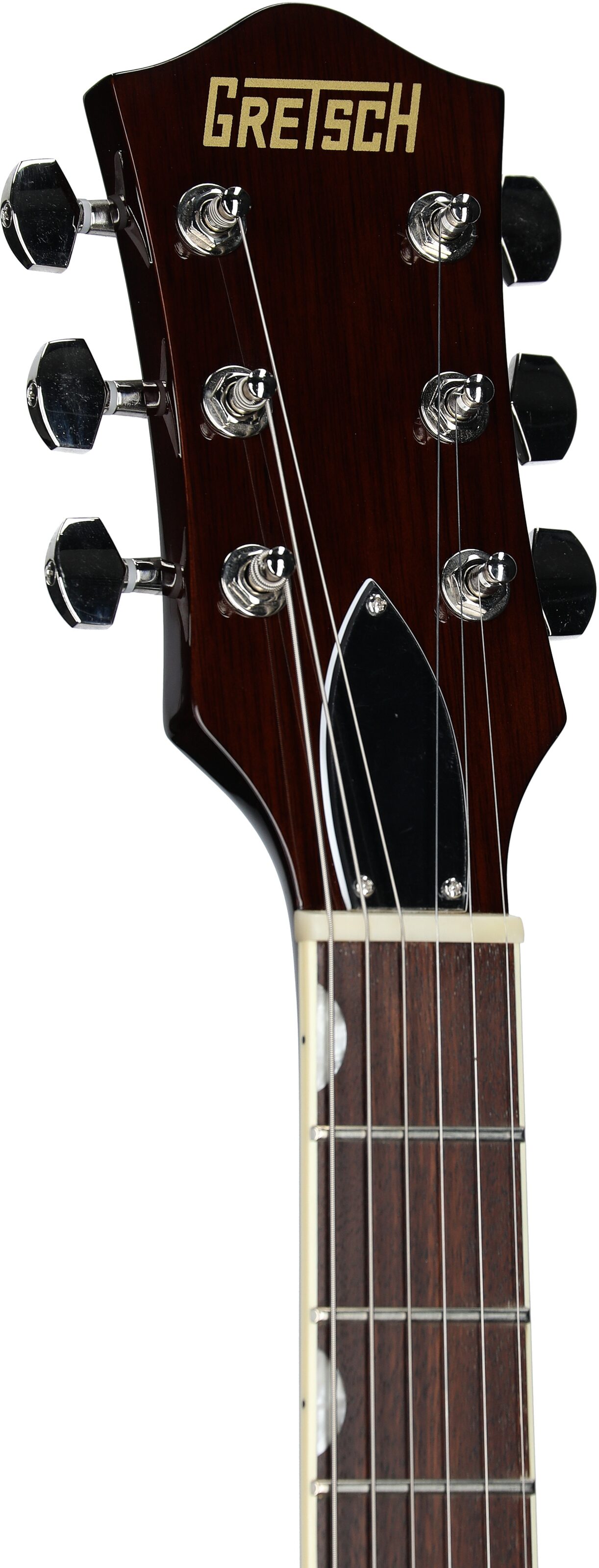 Gretsch Streamliner Jet Club Electric Guitar, Mint Metallic, Headstock Left Front