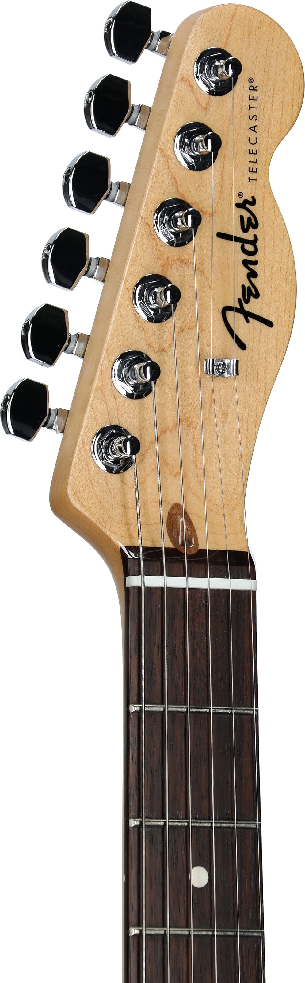 Fender Standard Telecaster Electric Guitar, Laurel Fingerboard, Olympic White, Open Box (Very Good), Headstock Left Front