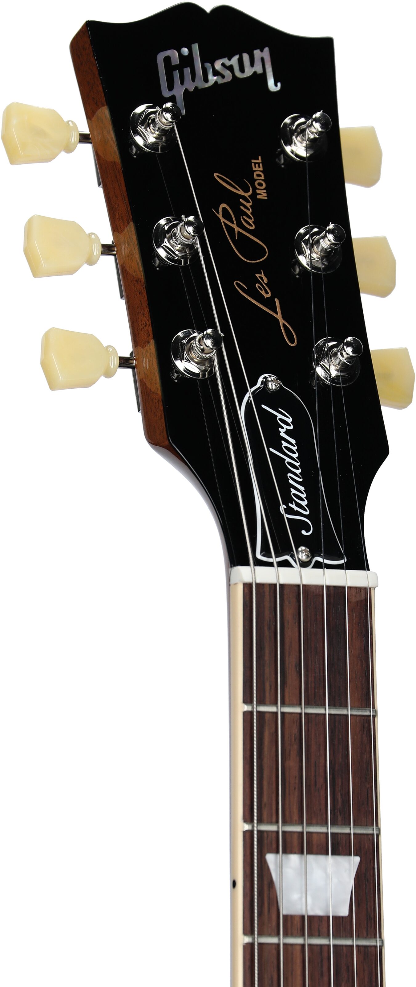 Gibson Les Paul Standard '50s Custom Color Electric Guitar, Plain Top (with Case), Pelham Blue, Headstock Left Front