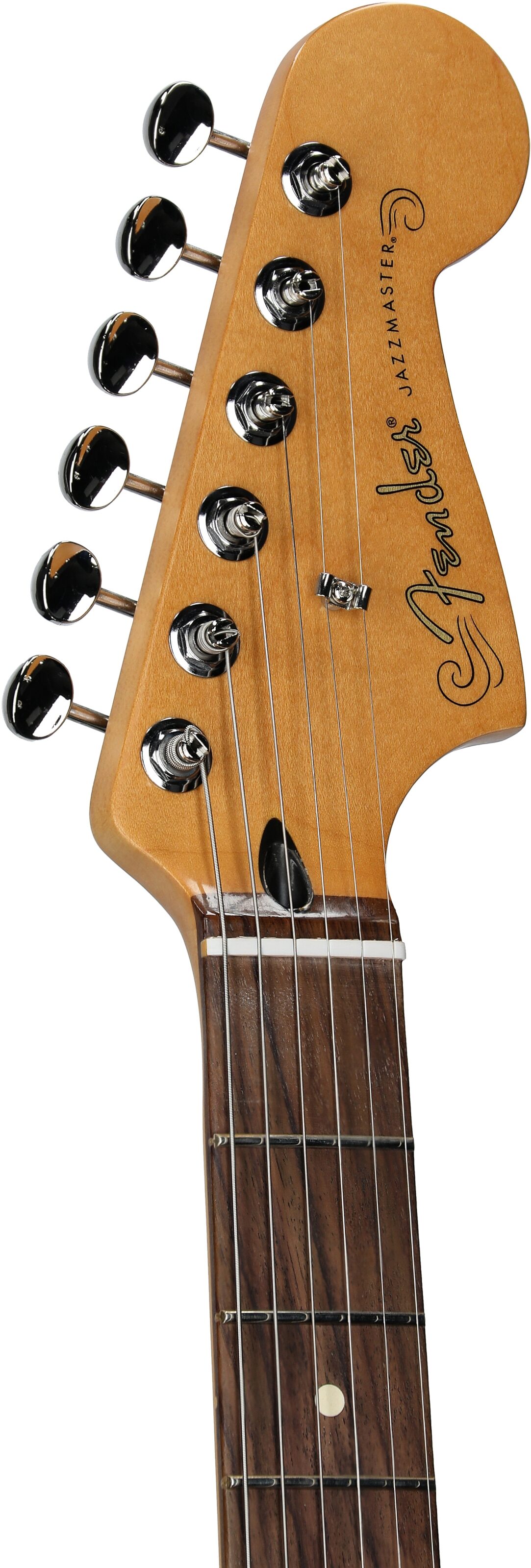 Fender Player II Jazzmaster Electric Guitar, with Rosewood Fingerboard, Birch Green, Headstock Left Front