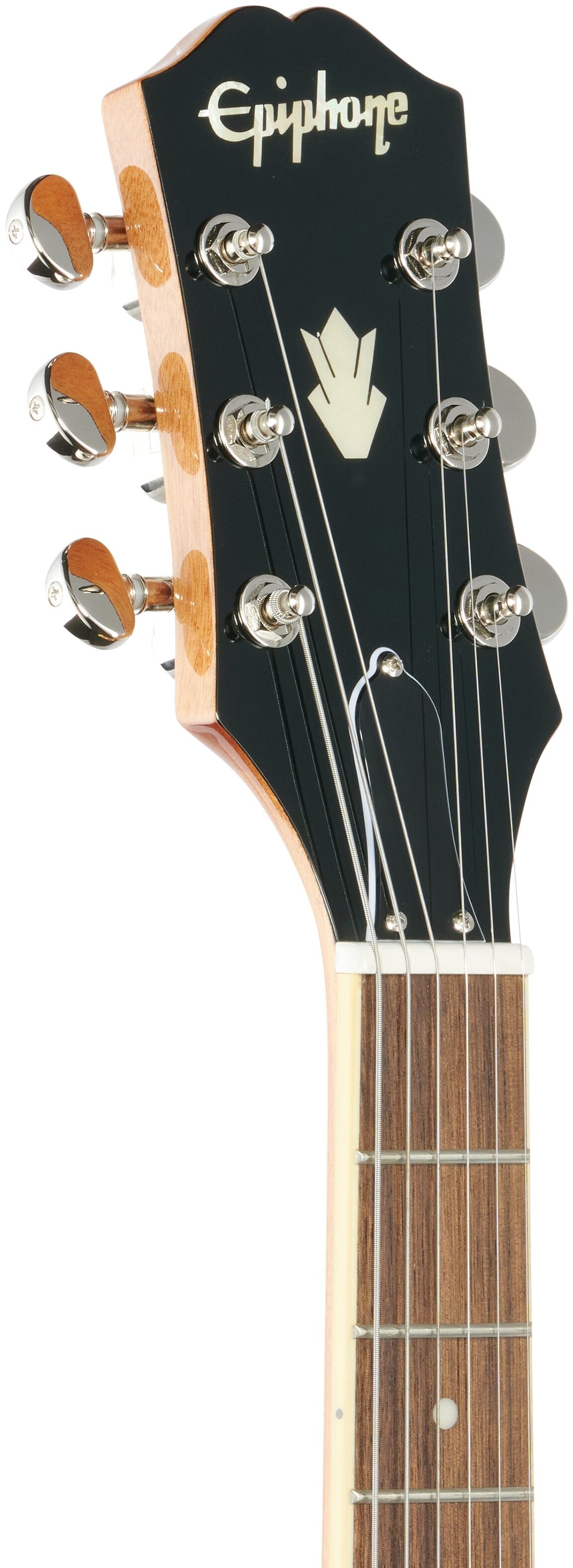 Epiphone ES-339 Semi-Hollowbody Electric Guitar, Natural, Headstock Left Front