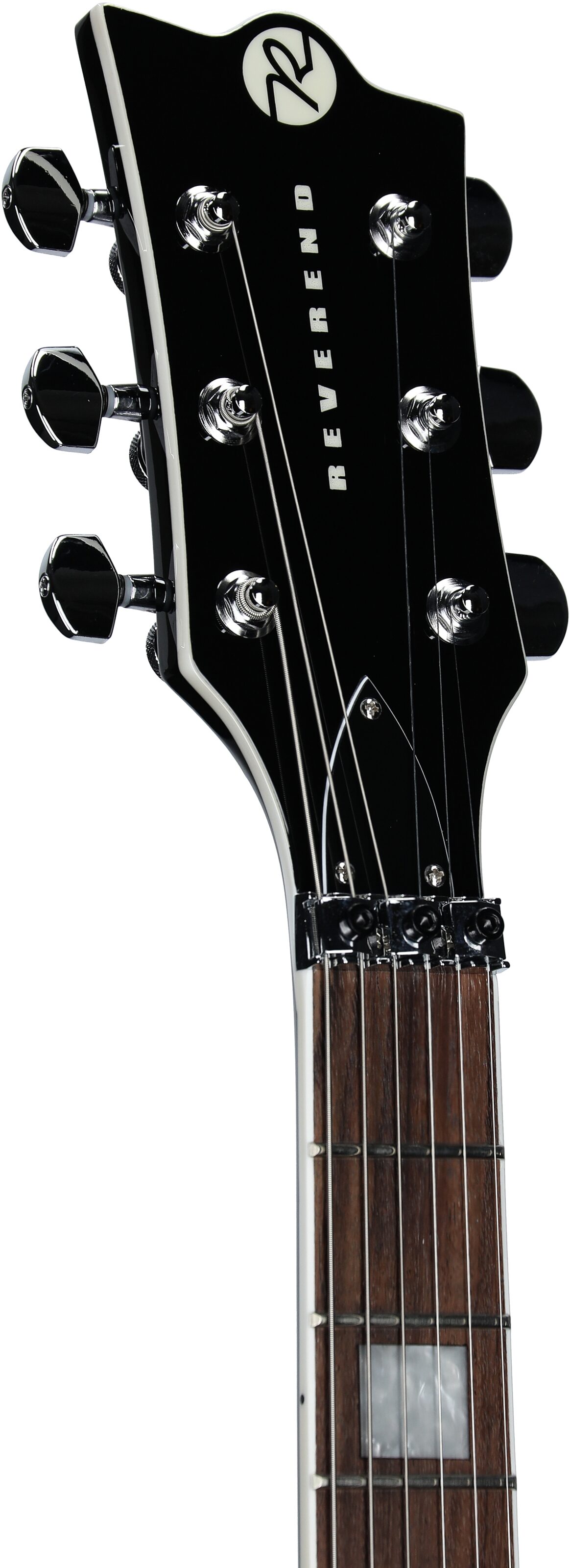 Reverend Bob Balch Signature FR Electric Guitar, Silver Burst, Headstock Left Front