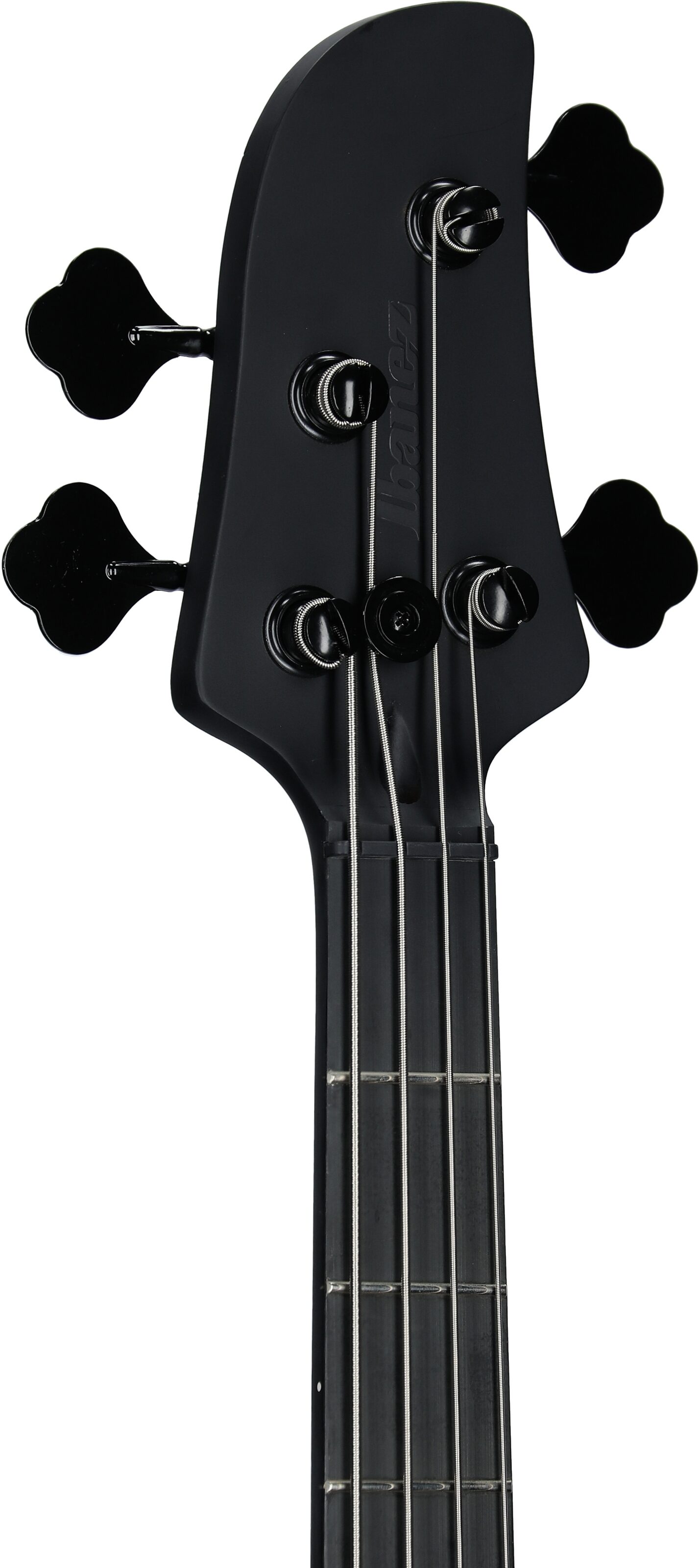 Ibanez TMB420B Talman Electric Bass, Black Flat, Headstock Left Front