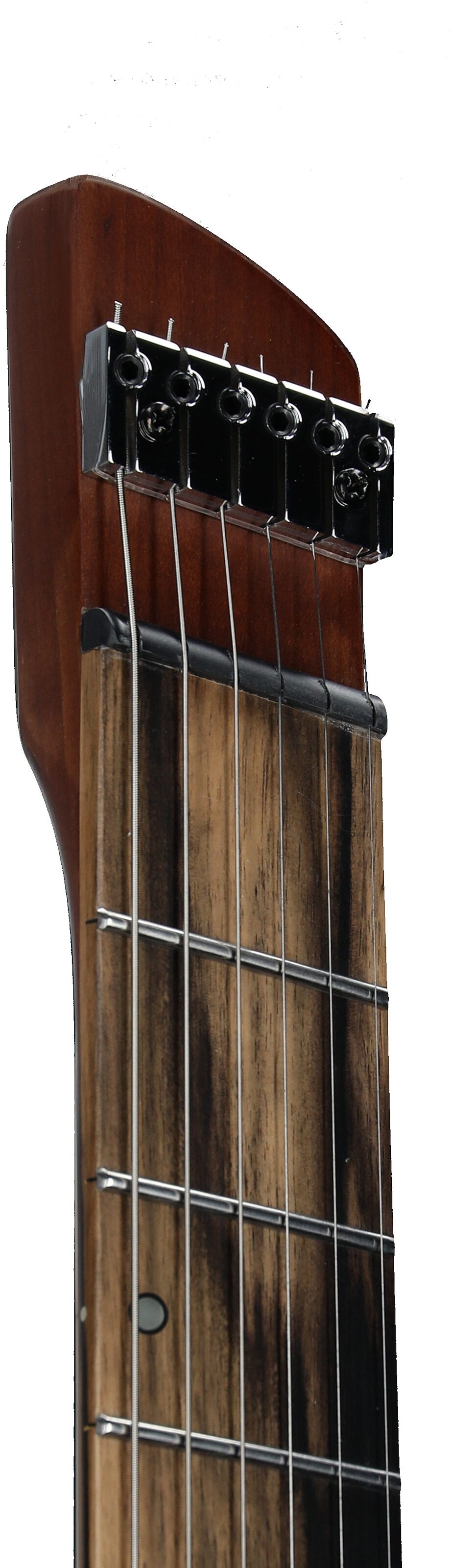Legator Ghost 6 OD Multi-Scale Guitar, Arctic Burst, Headstock Left Front