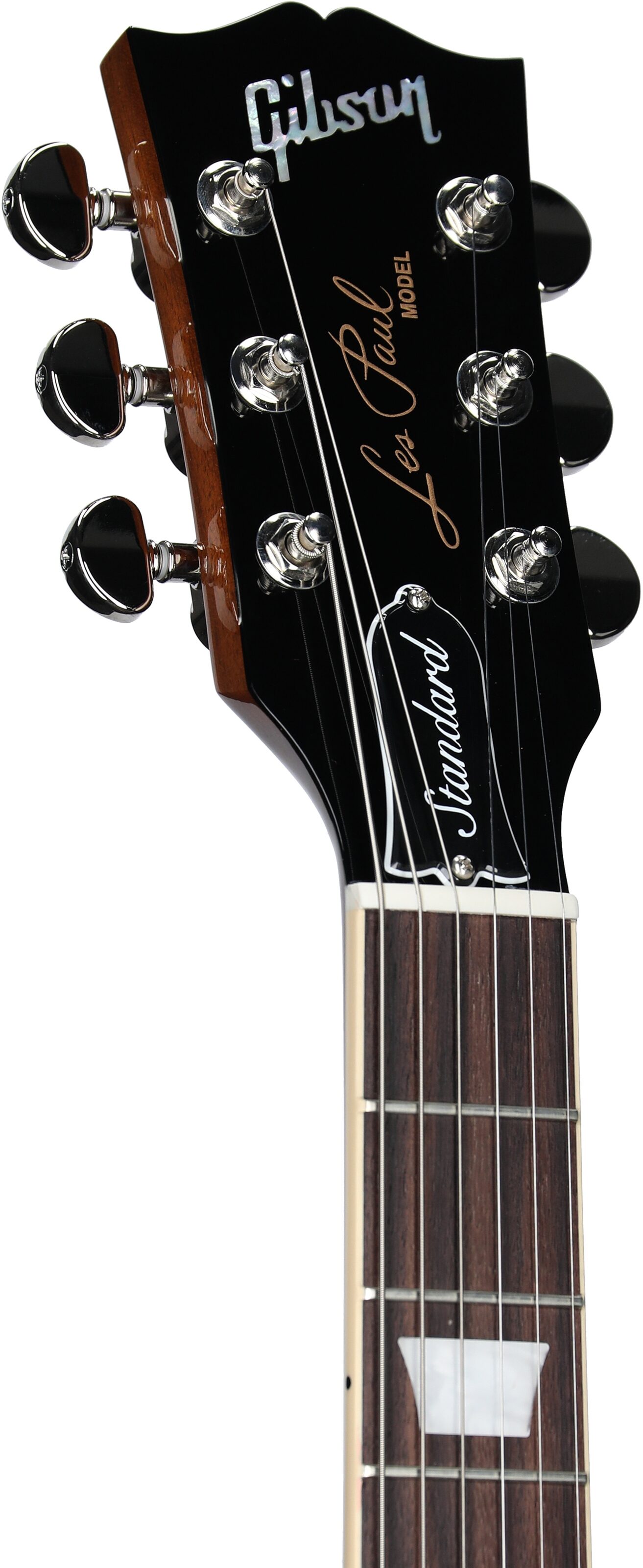 Gibson Les Paul Standard '60s Custom Color Electric Guitar, Plain Top (with Case), Sparkling Burgundy, Headstock Left Front