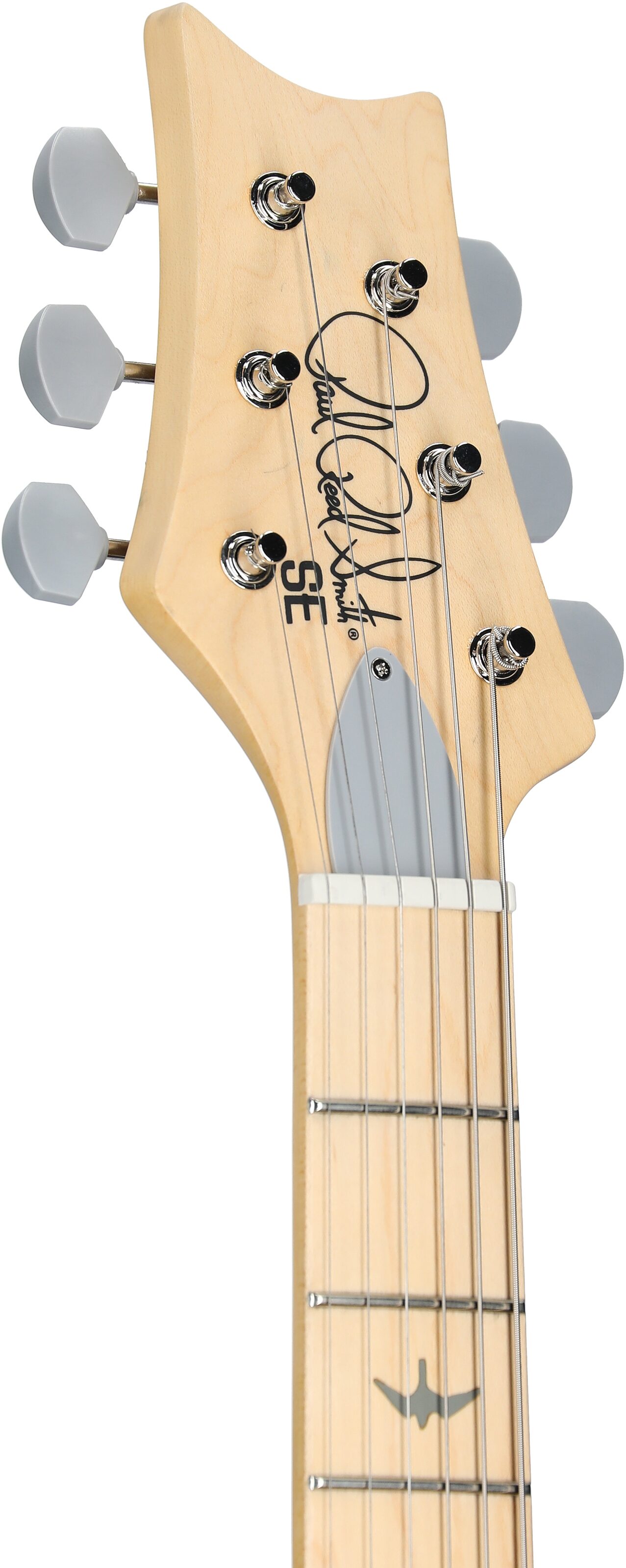 PRS Paul Reed Smith SE Silver Sky Electric Guitar, Left-Handed, Maple Fretboard (with Gig Bag), Nylon Blue, Headstock Left Front