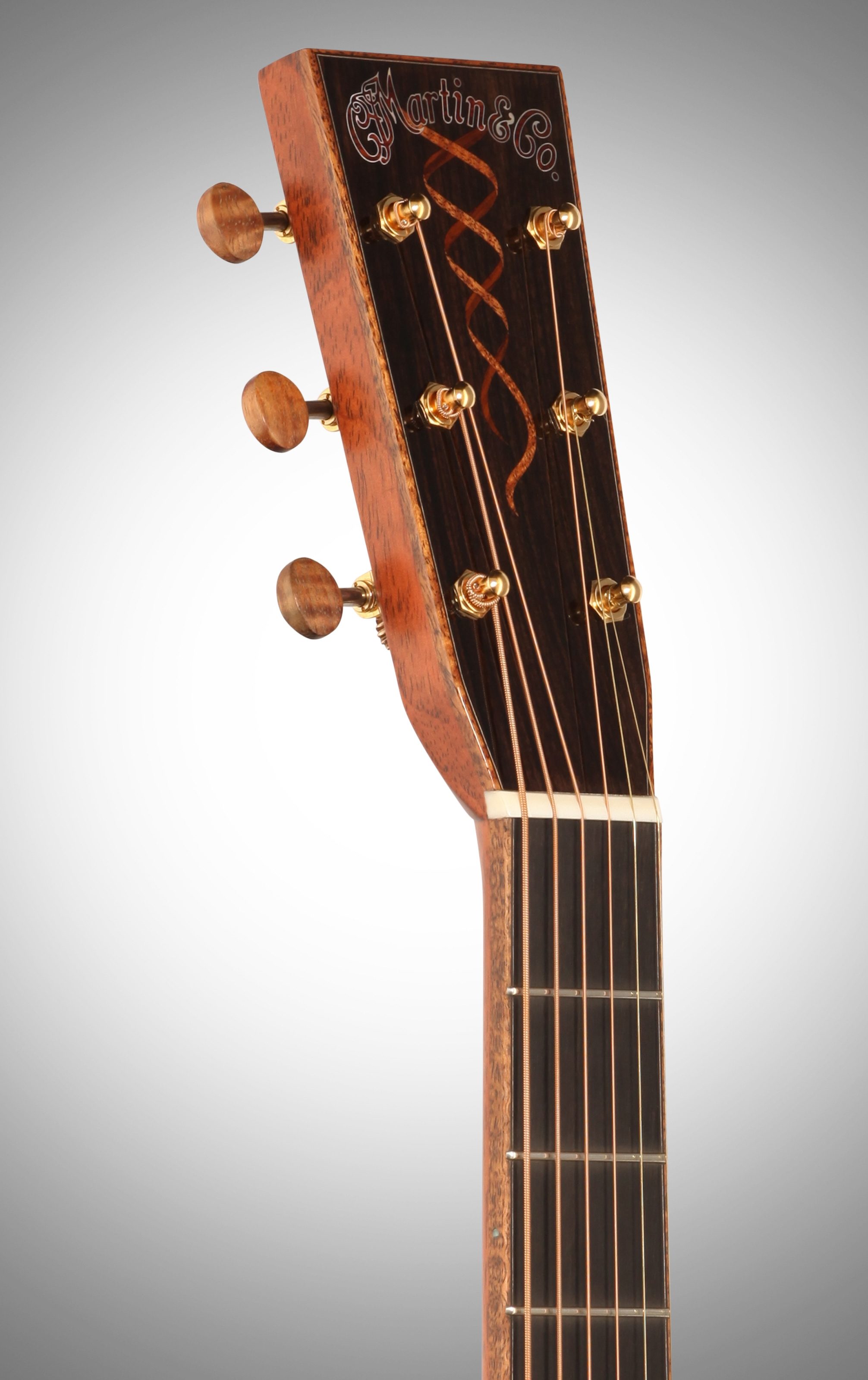 Martin Custom Shop D-41 Dreadnought Acoustic Guitar (with Case), Headstock Left Front