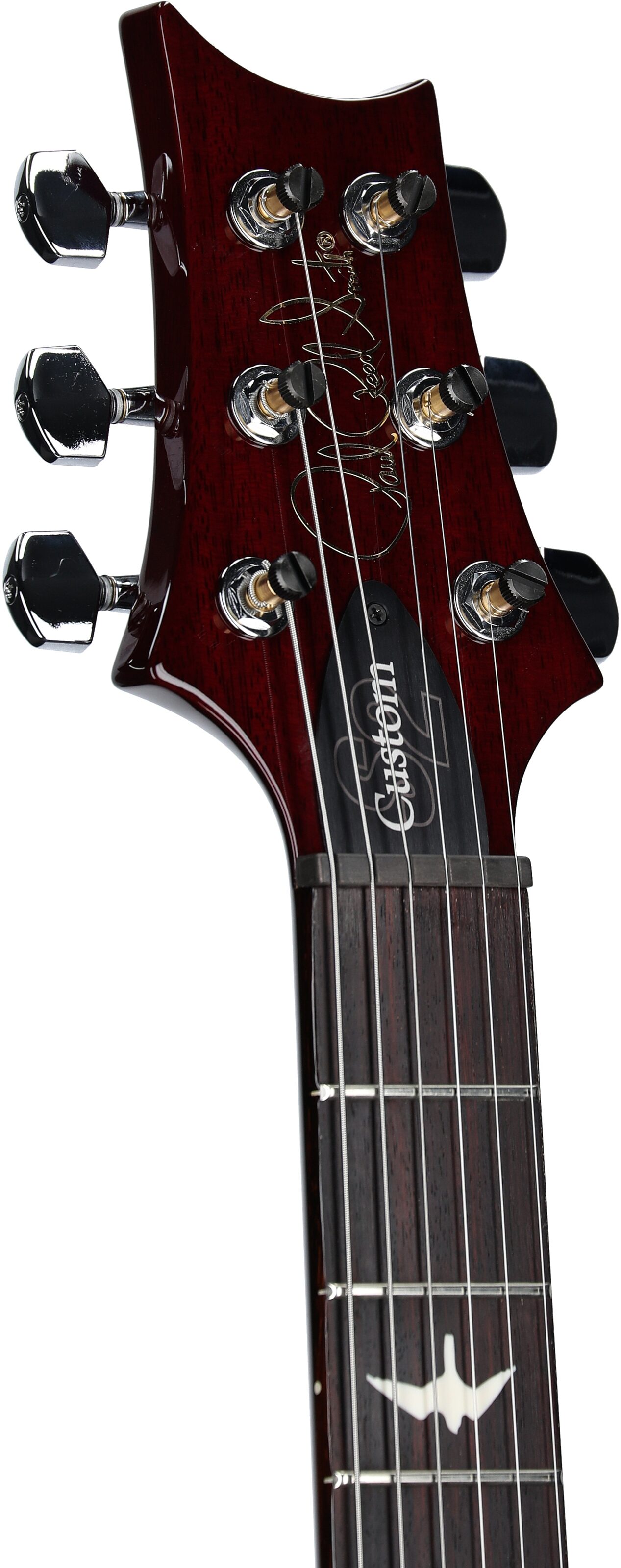 PRS Paul Reed Smith S2 Custom Color 24 Electric Guitar (with Gig Bag), Faded Gray Black Purple Burst, Open Box (Very Good), Headstock Left Front