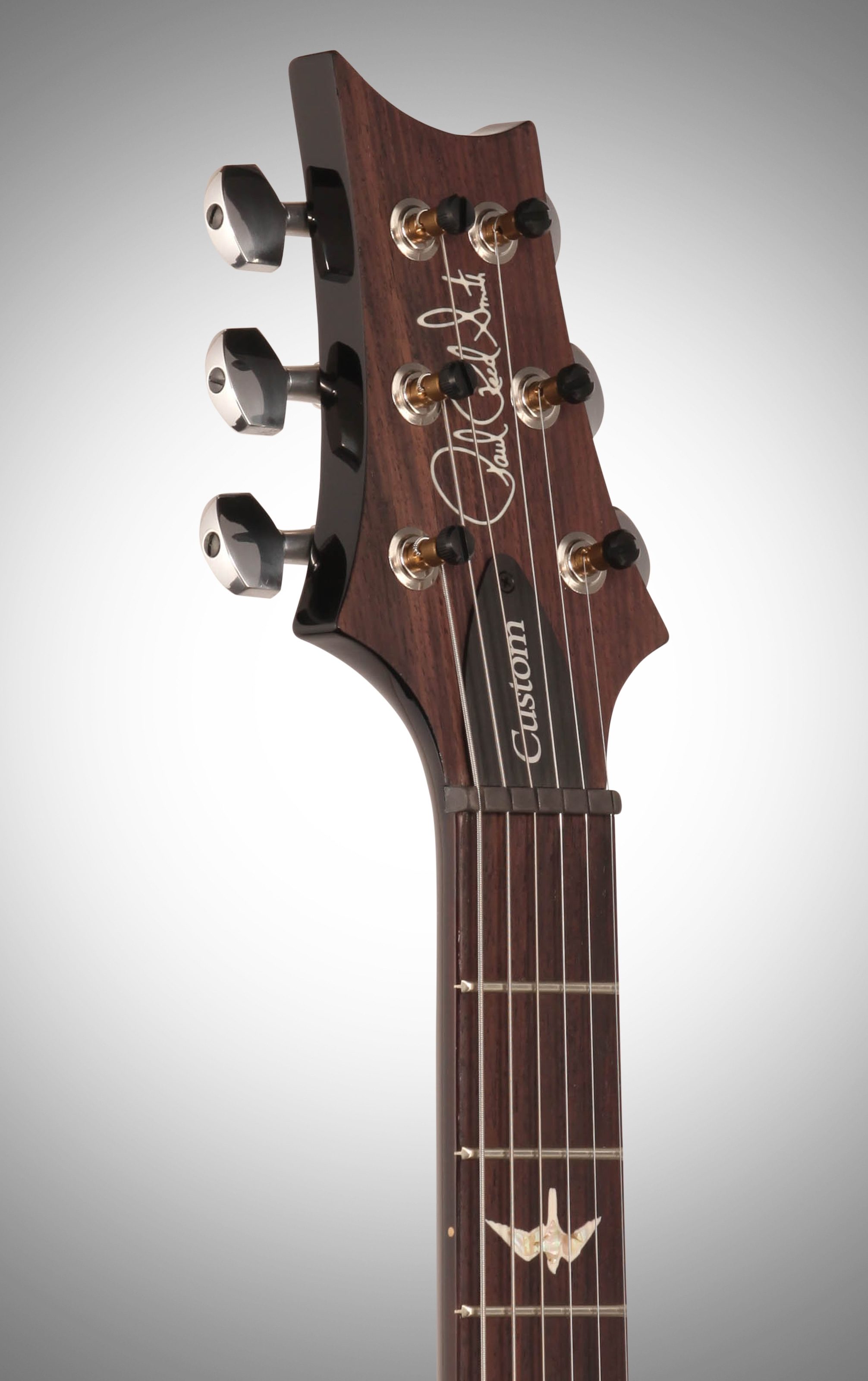 PRS Paul Reed Smith Custom 22 Custom Color Emerald Wrap (with Case), Headstock Left Front