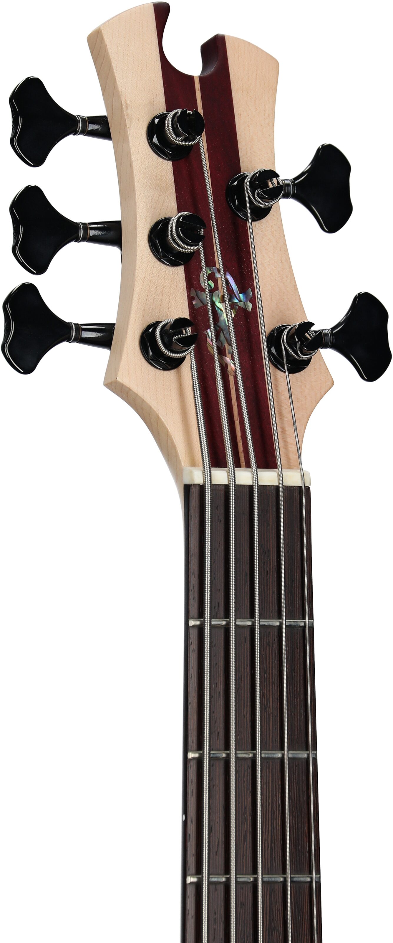 Tobias Killer B V Electric Bass, 5-String (with Gig Bag), Satin Natural, Headstock Left Front
