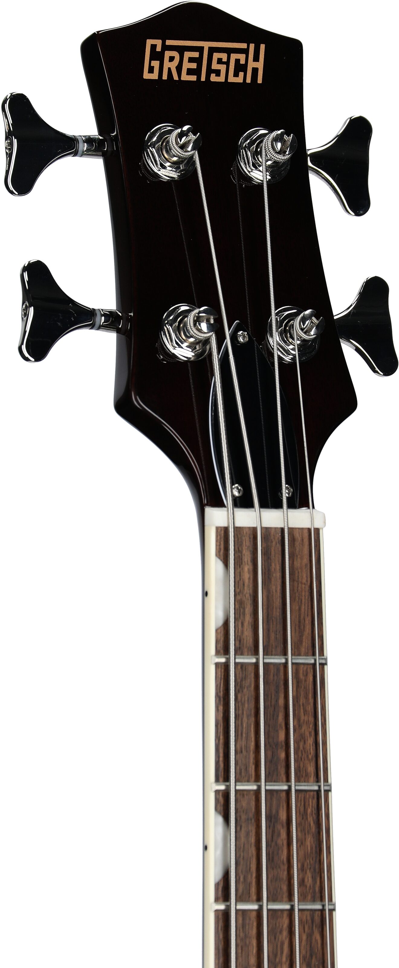 Gretsch Streamliner Jet Club Electric Bass, Vintage White, Headstock Left Front